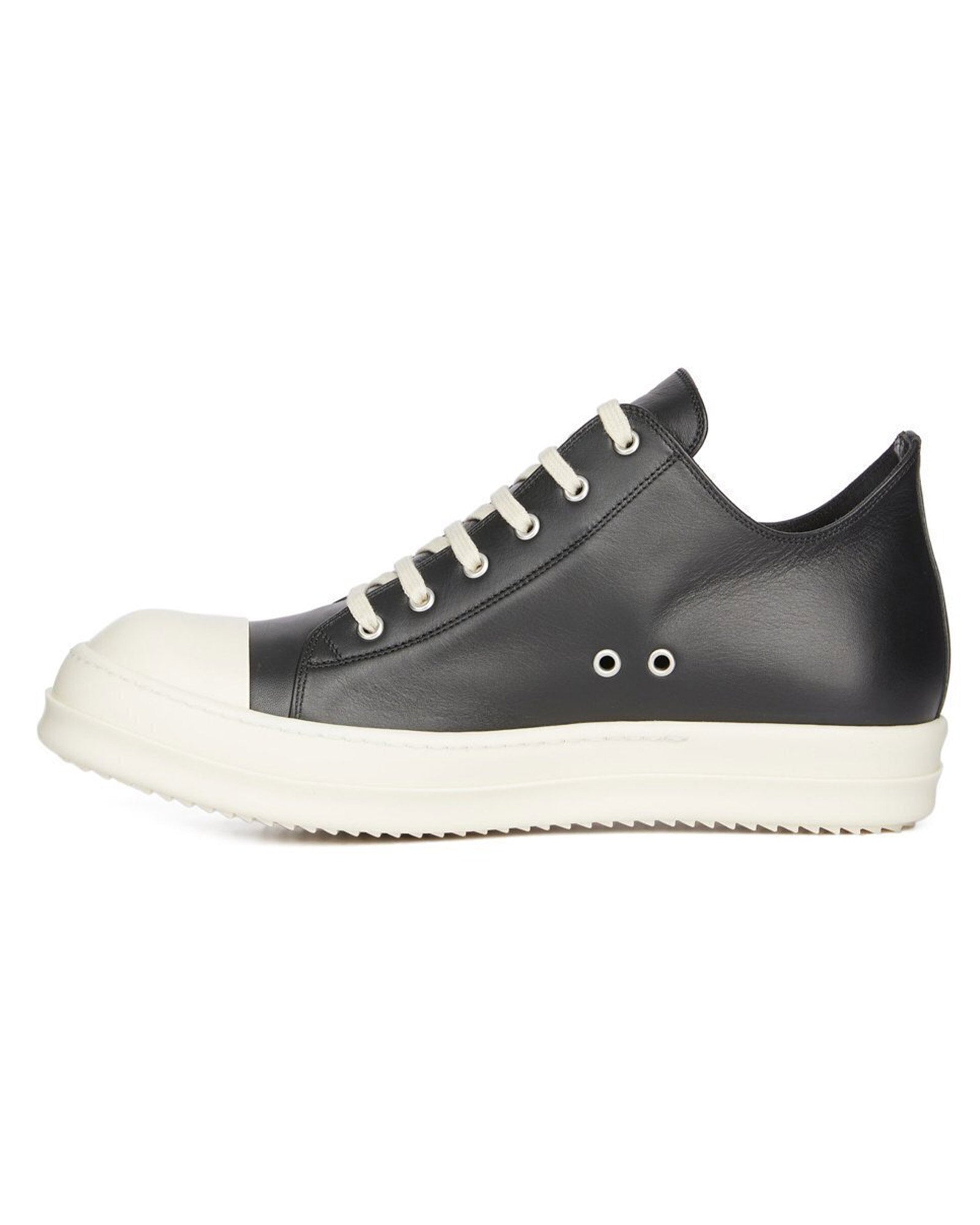 RICK OWENS・リック オウエンス - ローカットスニーカー LOW SNEAKS / BLACK