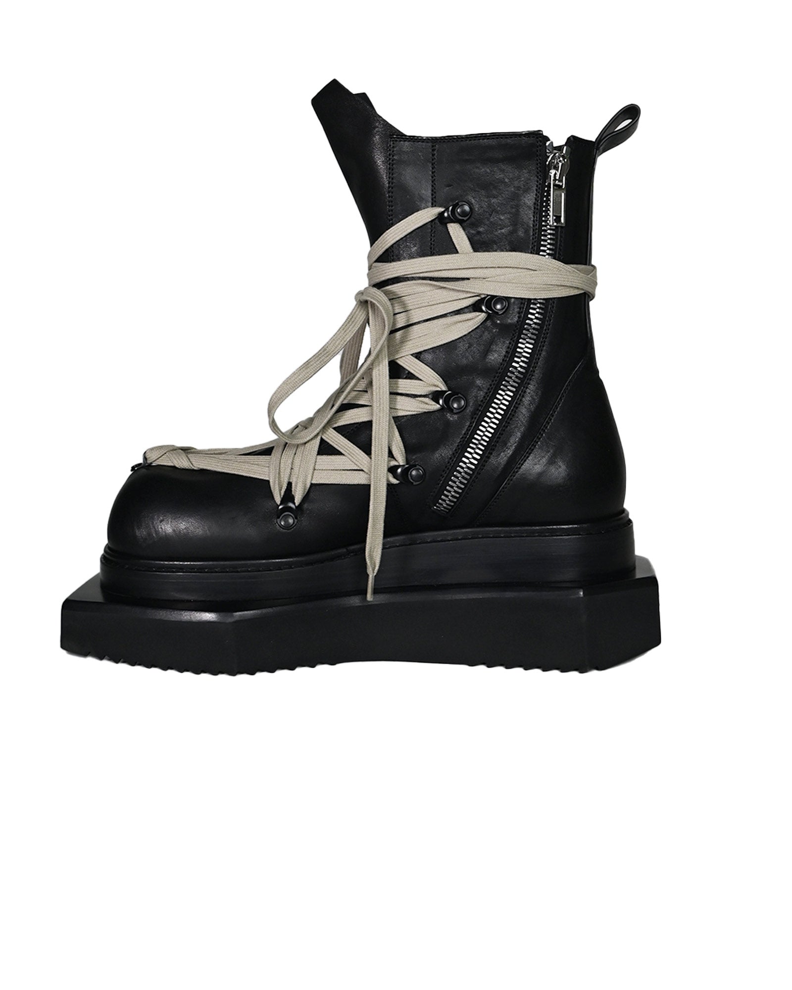 RICK OWENS・リック オウエンス - ブーツ MEGALACE TURBO CYCLOPS / BLACK
