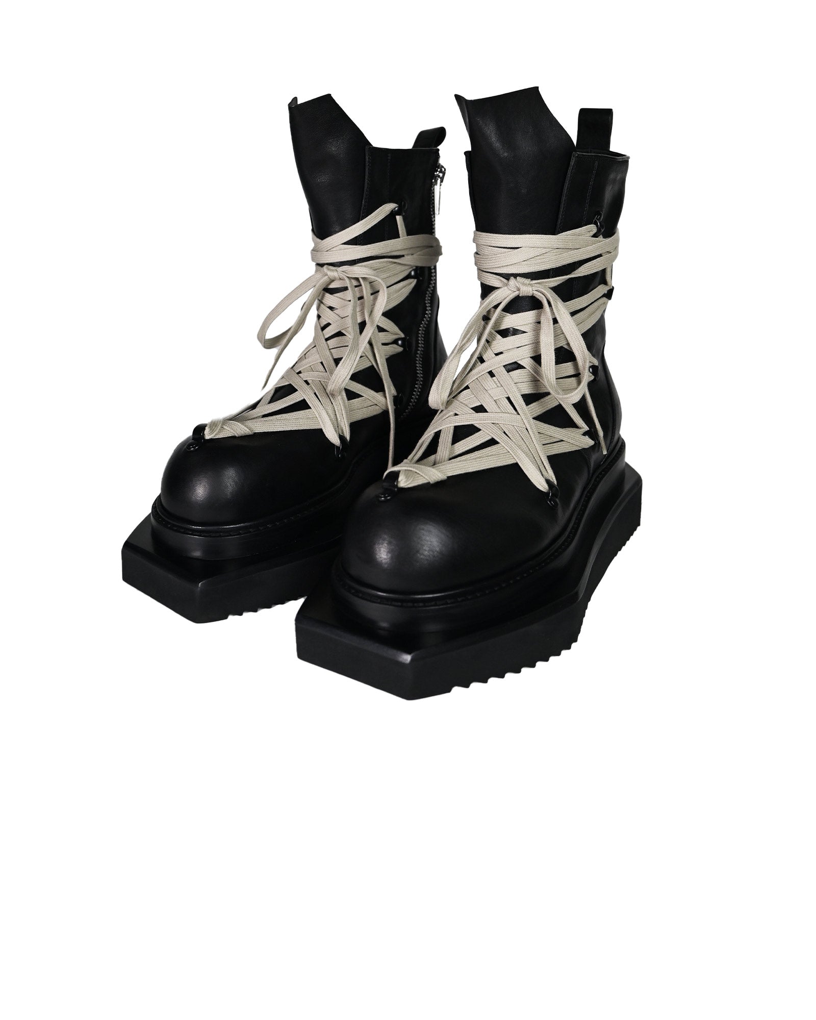 RICK OWENS・リック オウエンス - ブーツ MEGALACE TURBO CYCLOPS / BLACK
