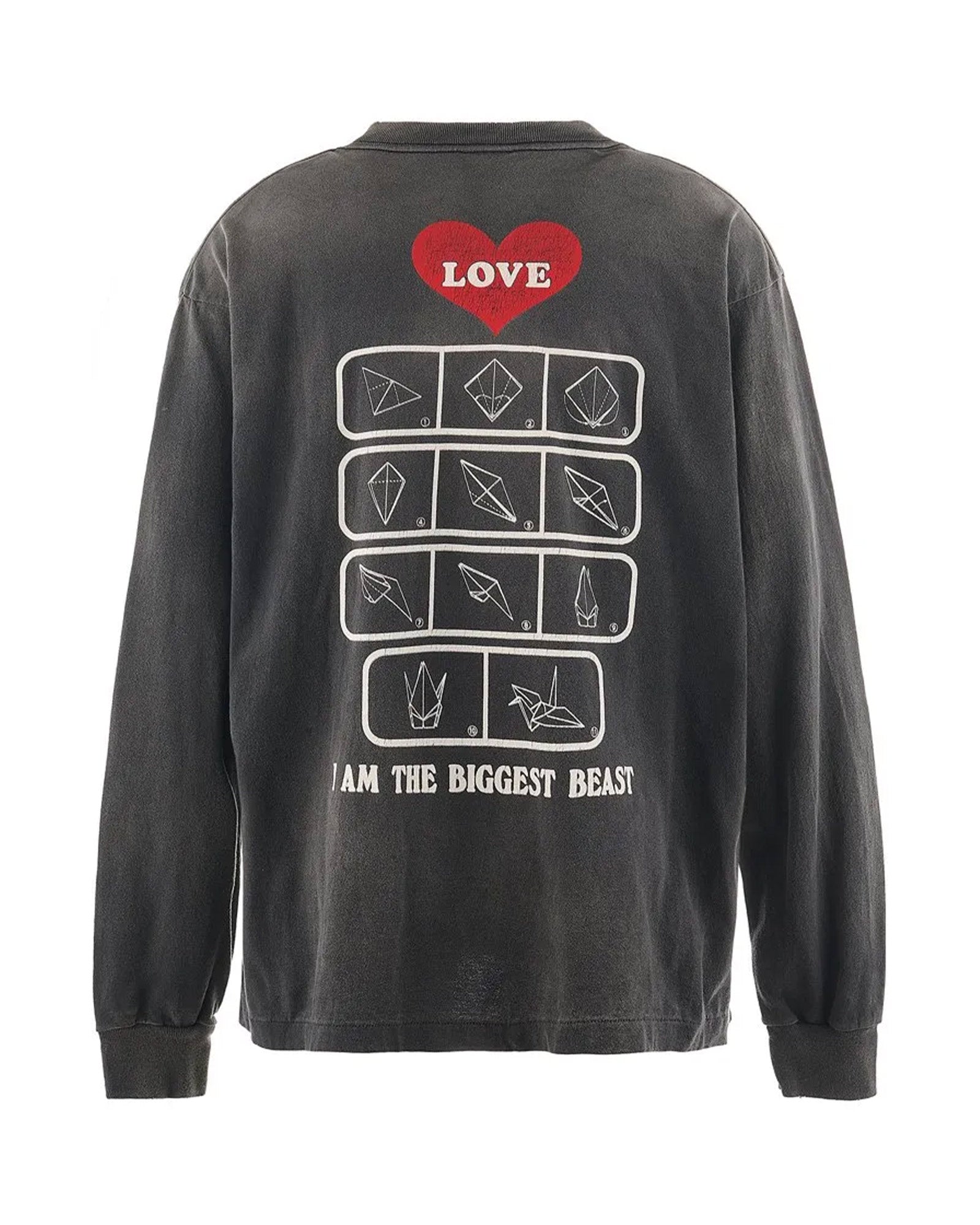 ©SAINT M××××××・saint michael -  LS TEE/LOVE / BLACK