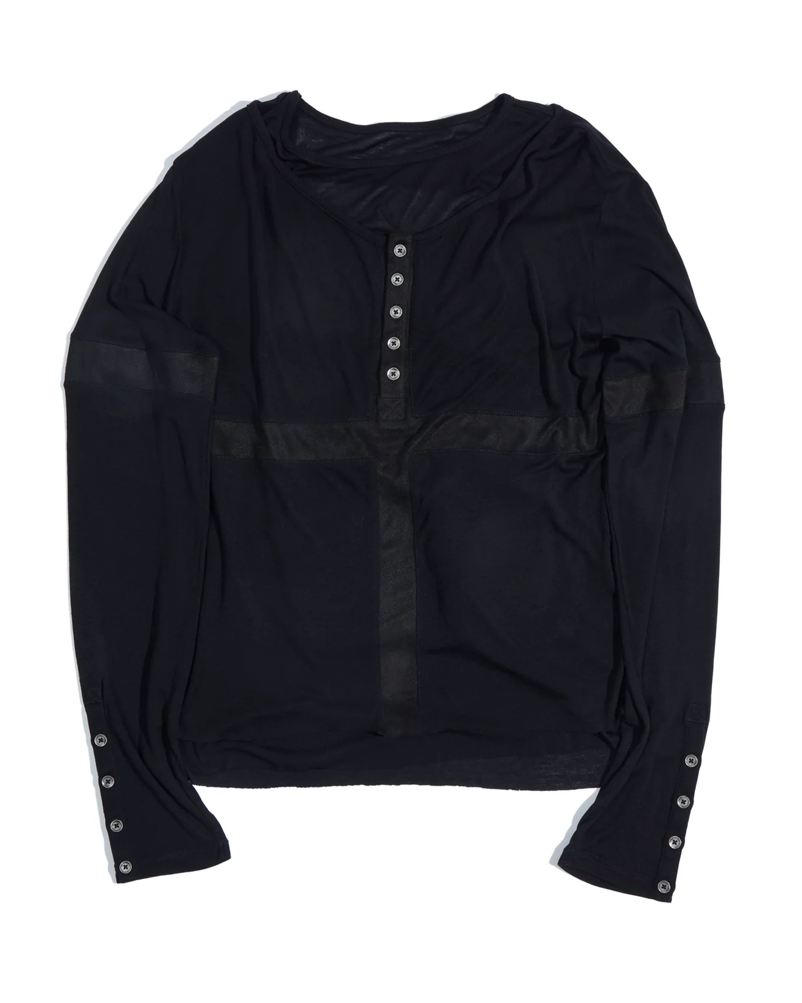 BIRTH OF ROYAL CHILD・バース・オブ・ロイヤル・チャイルド - L/S Tシャツ LAYERED LONG SLEEVE TEE / BLACK