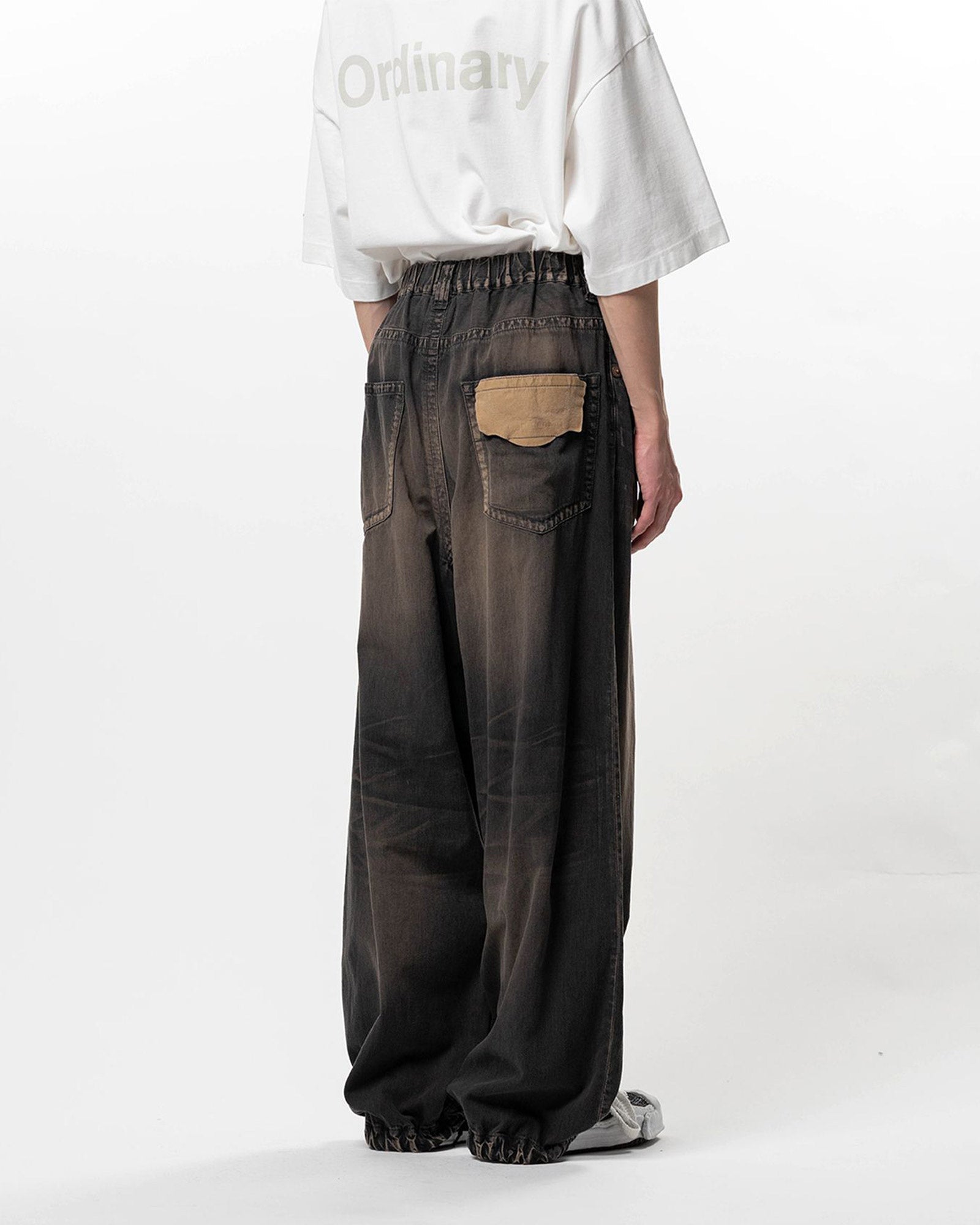 MIHARA YASUHIRO(ミハラヤスヒロ) 26SS LIGHT WIDE JEANS / BLACK