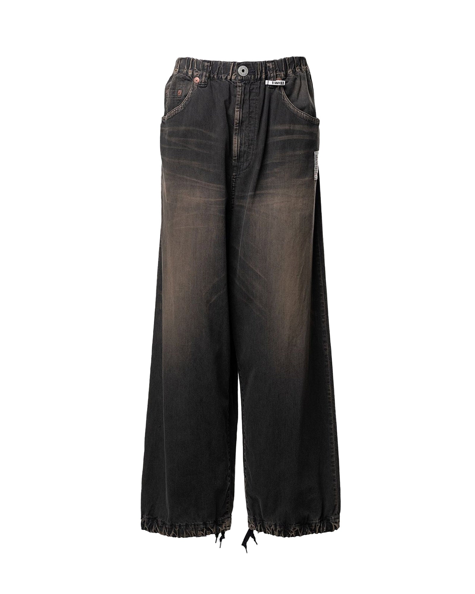 LIGHT WIDE JEANS / BLACK