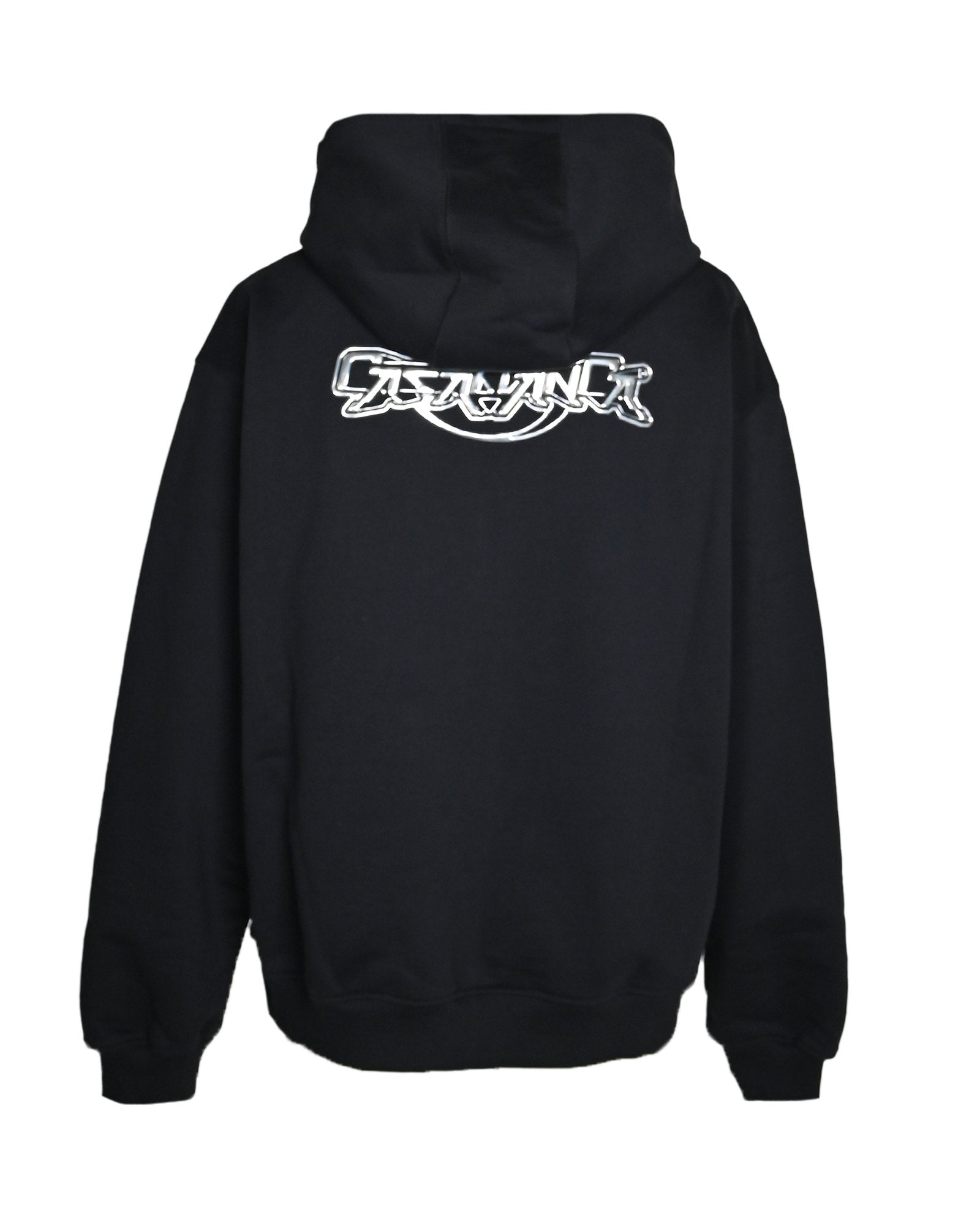 CASABLANCA・カサブランカ - パーカー・フーディ CASA CHROME FULL ZIP HOODIE / BLACK