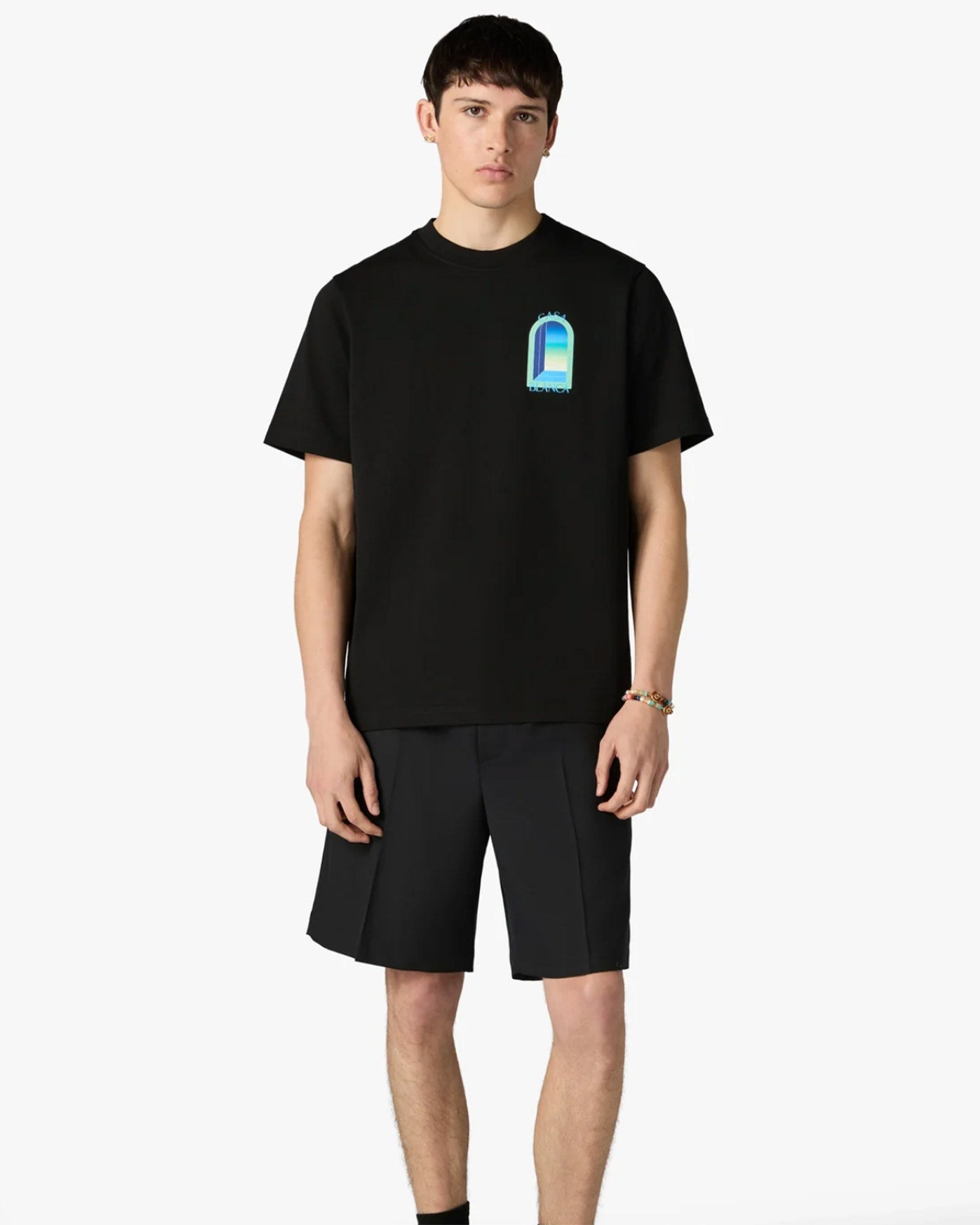 CASABLANCA・カサブランカ - トップス CLASSIC T-SHIRS / BLACK