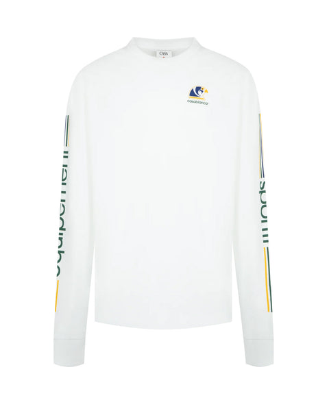 CASABLANCA (カサブランカ) SS26 LONG SLEEVE TEE / WHITE | Detail