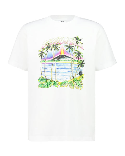 CASABLANCA(カサブランカ) SS26「VOLCANO PRINTED CLASSIC T-SHIRT