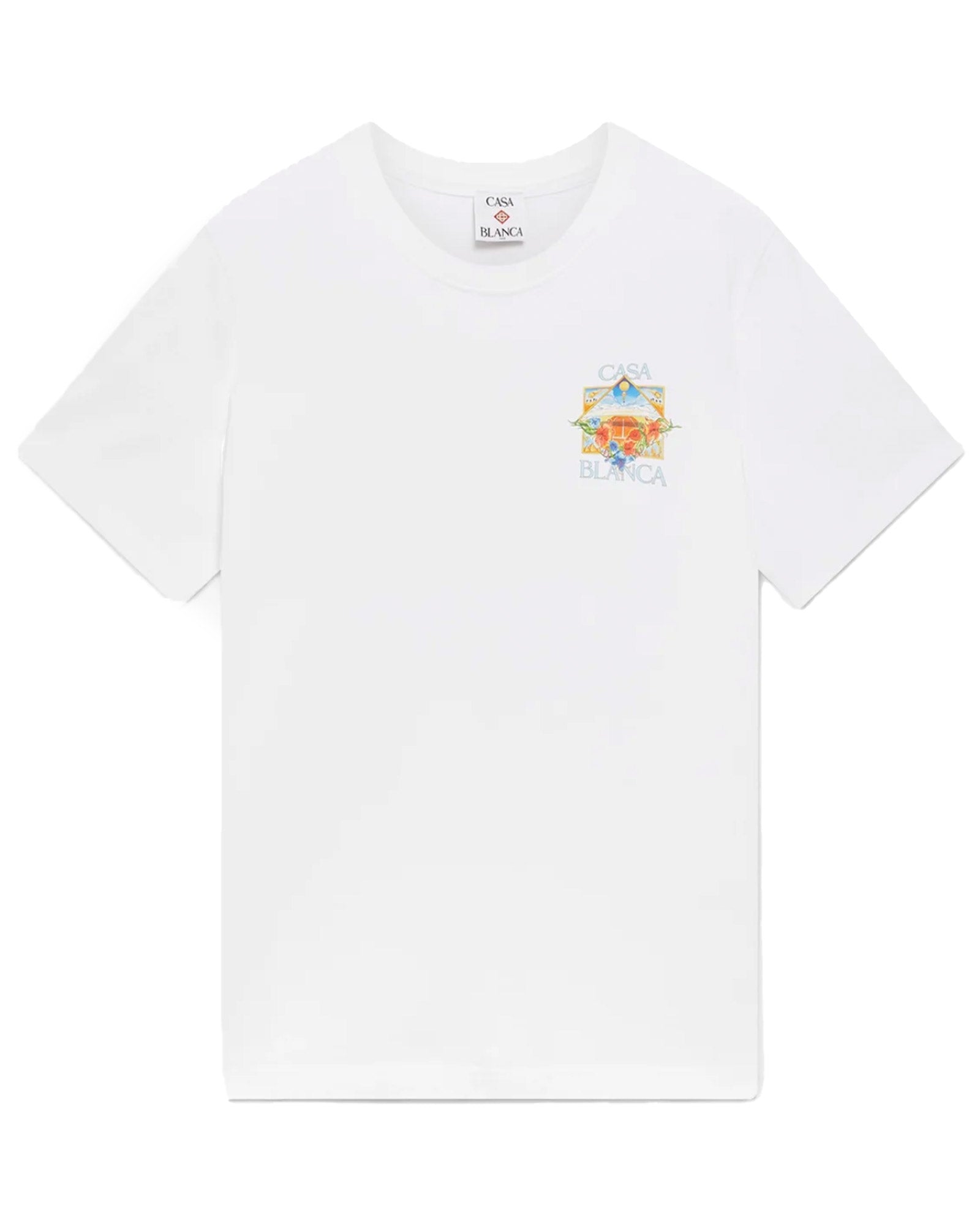 TENNIS LANDSCAPE CLASSIC T-SHIRT / WHITE