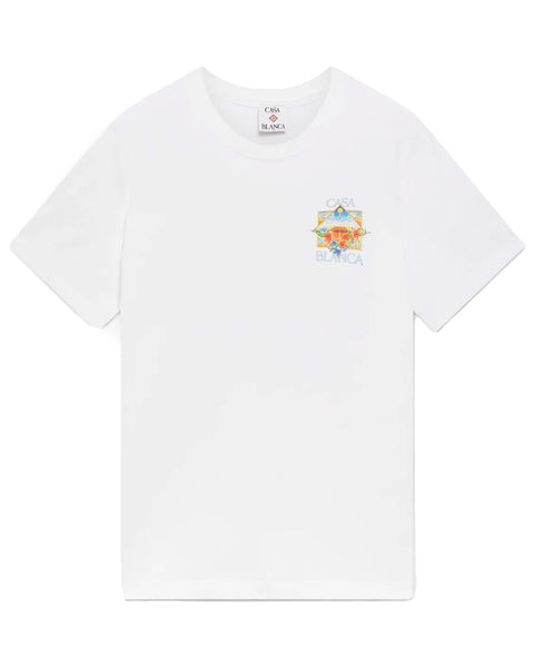 CASABLANCA (カサブランカ) SS26 TENNIS LANDSCAPE CLASSIC T-SHIRT