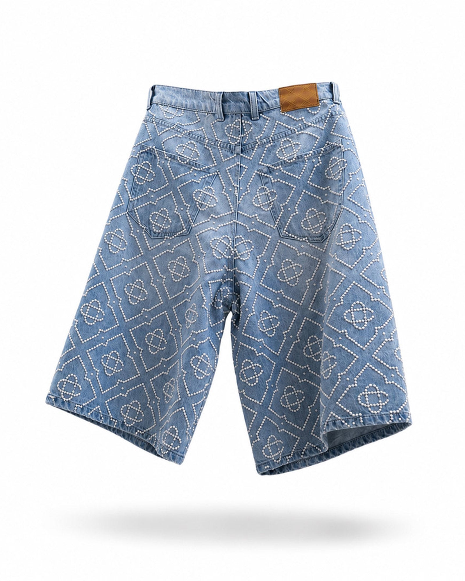 未使用 CASABLANCA Casablanca カサブランカ デニム 短パン CASABLANCA(カサブランカ) SS26「PEARL DENIM SHORTS / DENIM