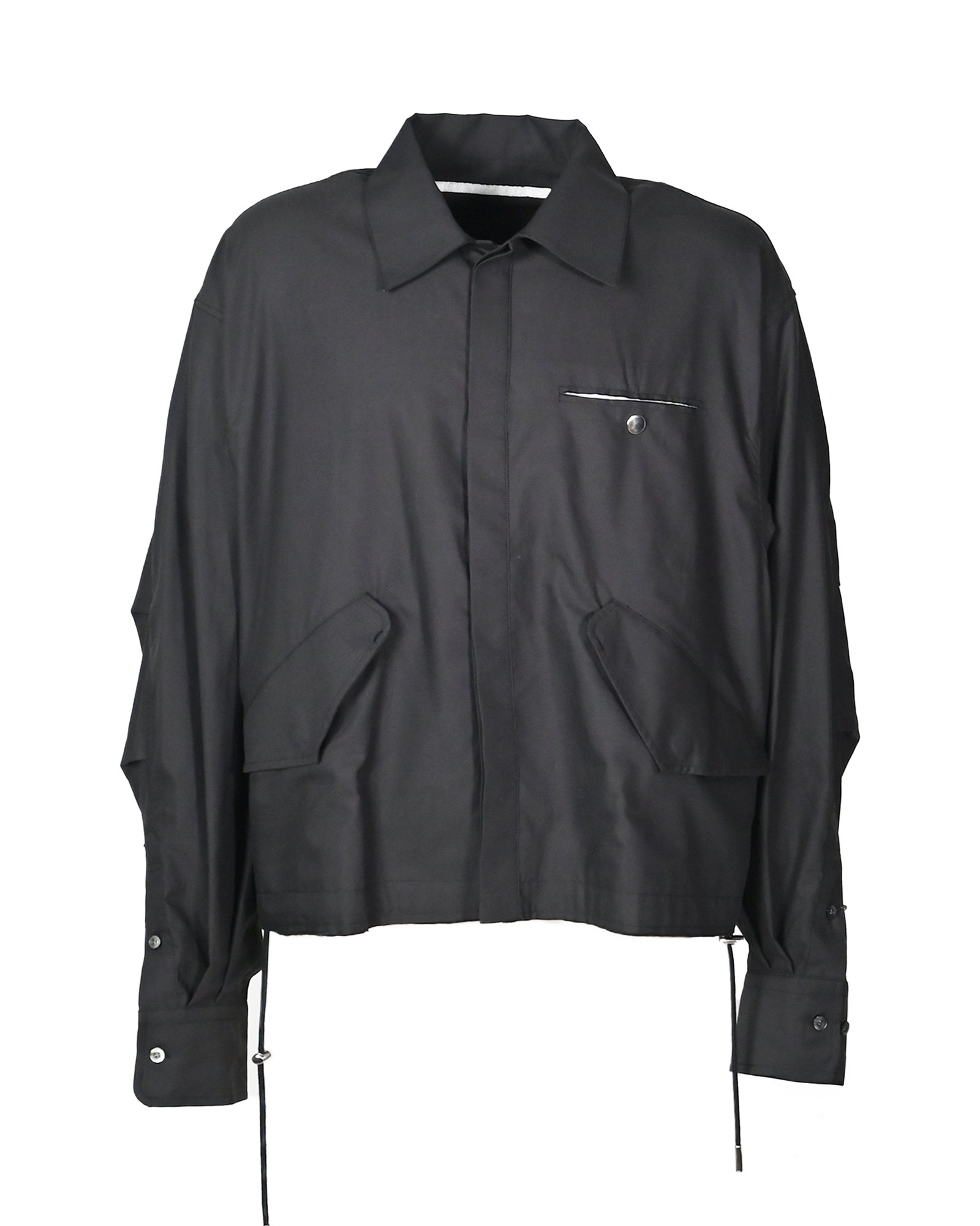 Tamme・タム - シャツ M65 CROPPED SHIRT
/ CHARCOAL