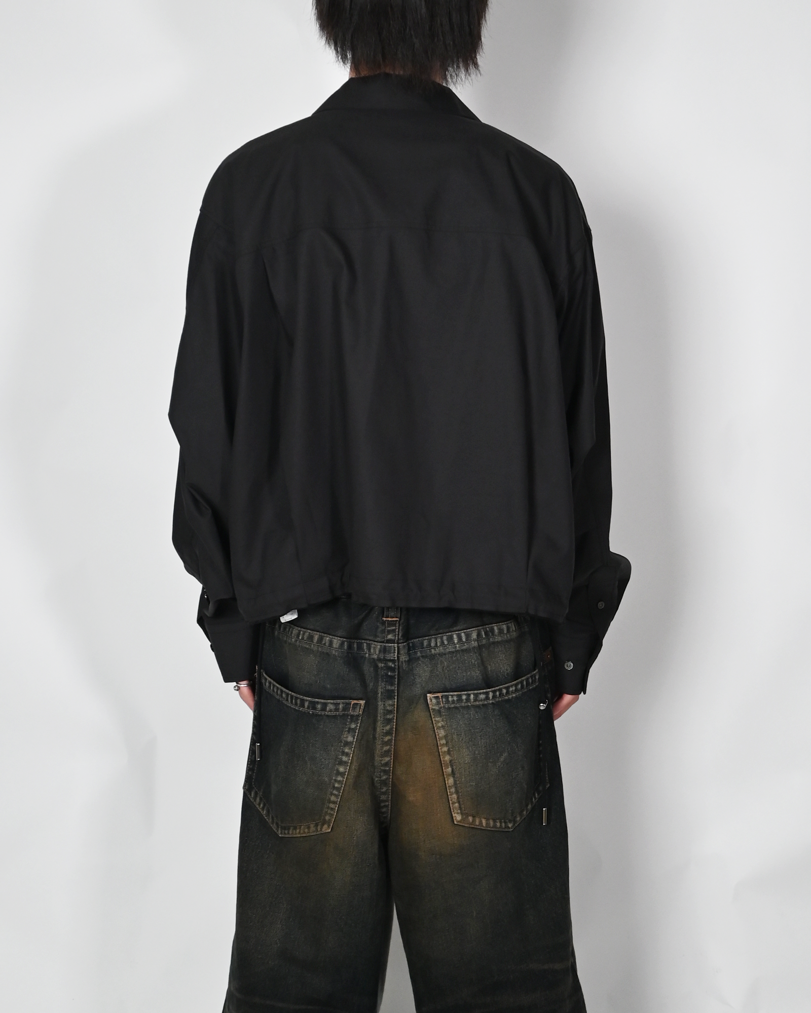 Tamme・タム - シャツ M65 CROPPED SHIRT
/ CHARCOAL