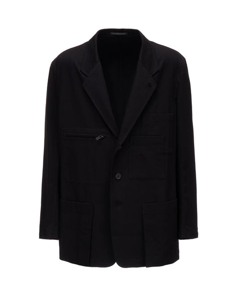 Y's for men (ワイズ フォー メン)KATSURAGI POCKET JACKET / BLACK