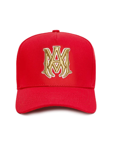 美品　AMIRI MA OUTLINE CANVAS HAT アミリ AMIRI アミリ MA OUTLINE CANVAS HAT/刺繍ロゴ フルキャンバス