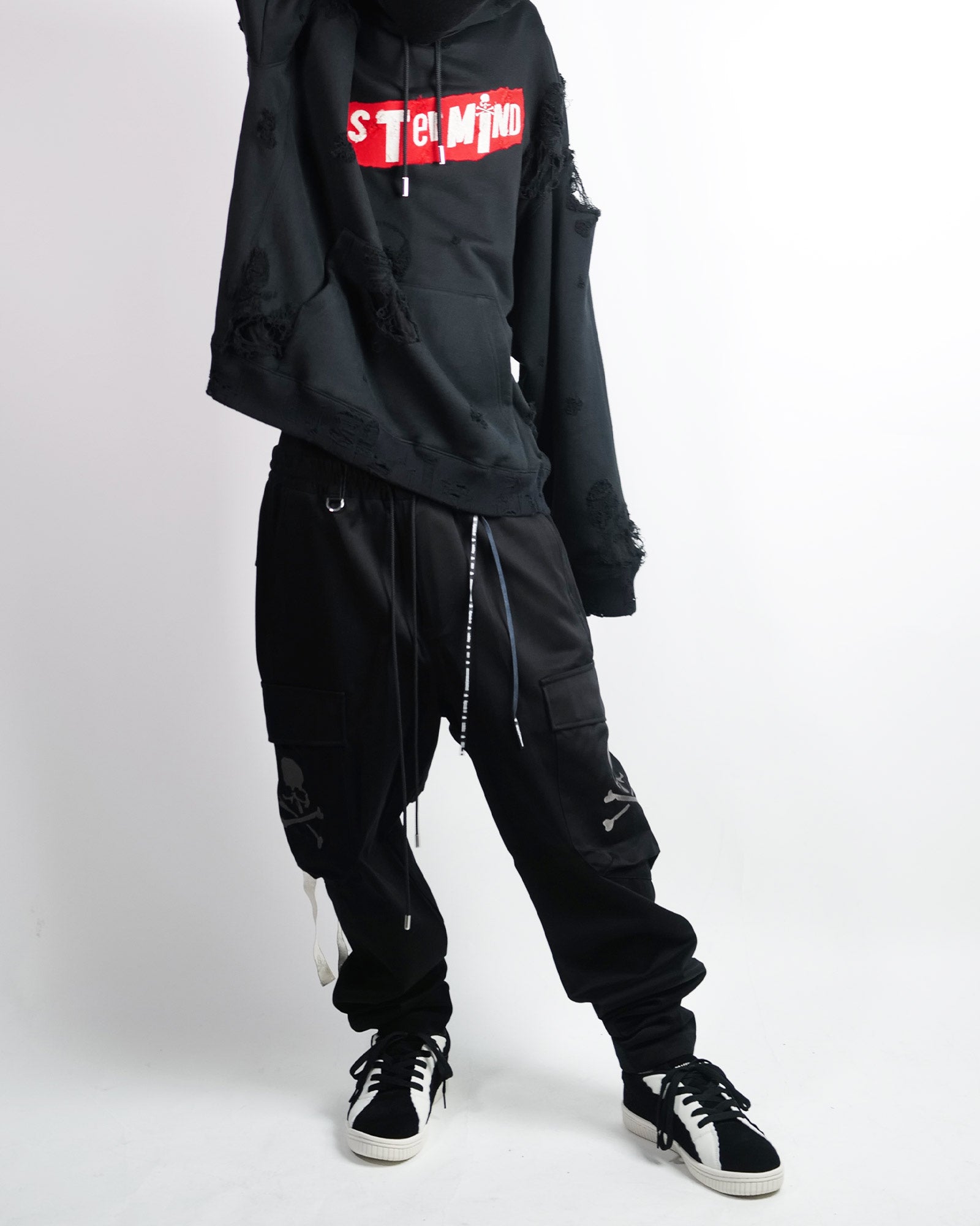 mastermind・マスターマインド - カーゴパンツ SLIM FIT CARGO PANTS / BLACK