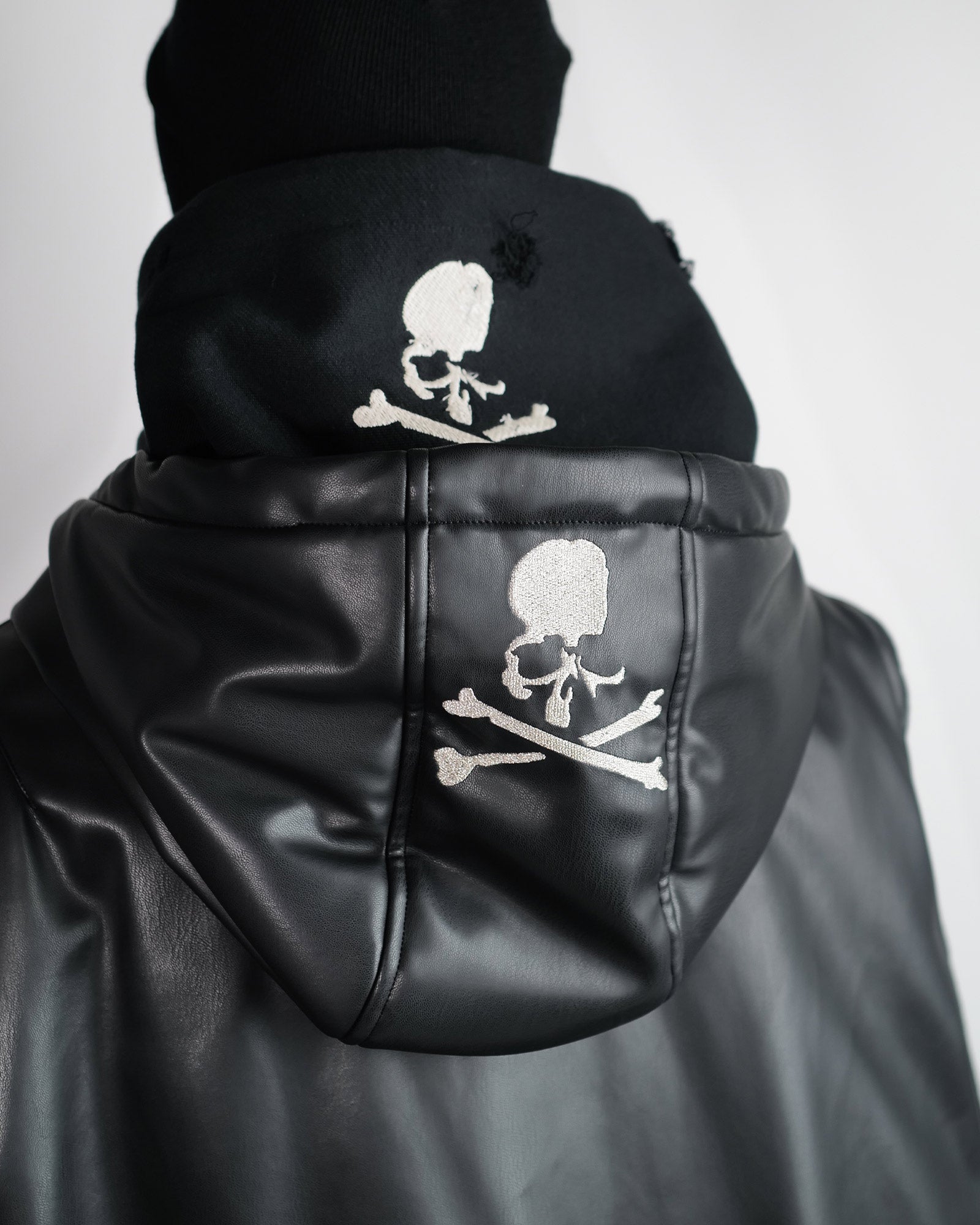 mastermind・マスターマインド - ベスト FAUX LEATHER VEST / BLACK