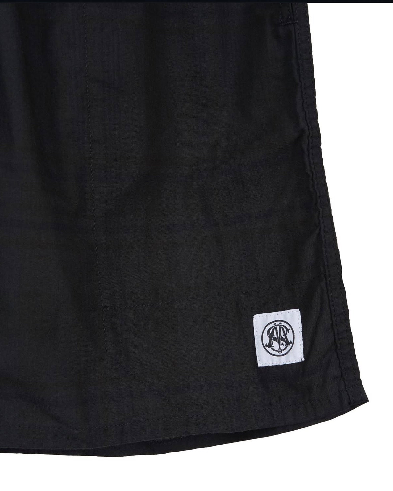 MASSES (マシス) SS26 ショーツ「MADRAS DYED SHORTS / BLACK」の