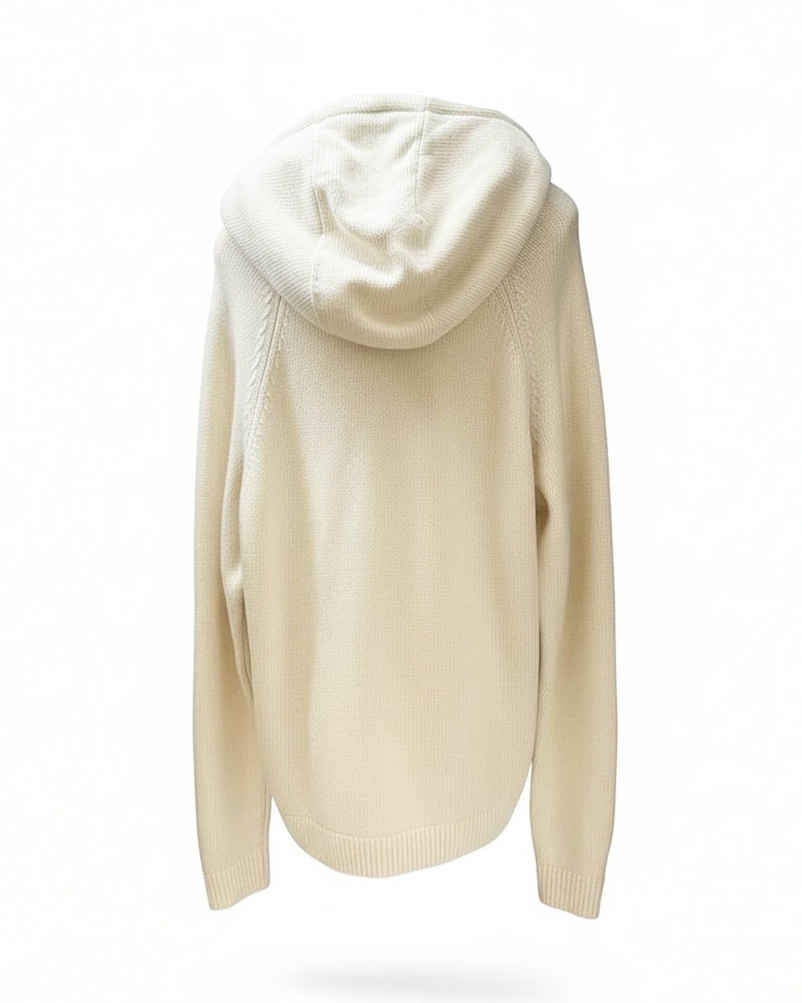 MONCLER GENIUS・moncler -  MAGLIA TRICOT CON CAPPUCCIO / WHITE