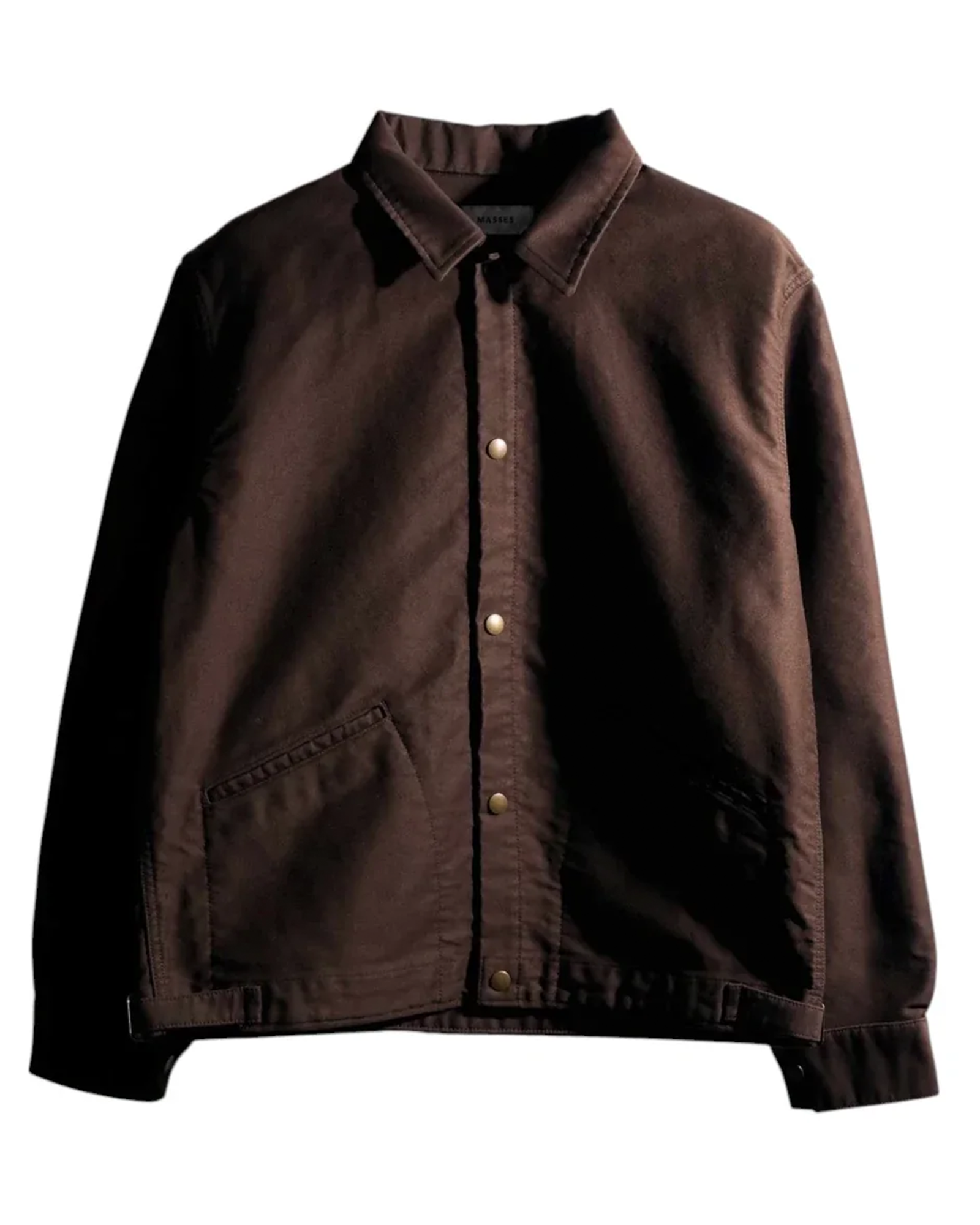 MOLESKIN SNAP JKT / BROWN