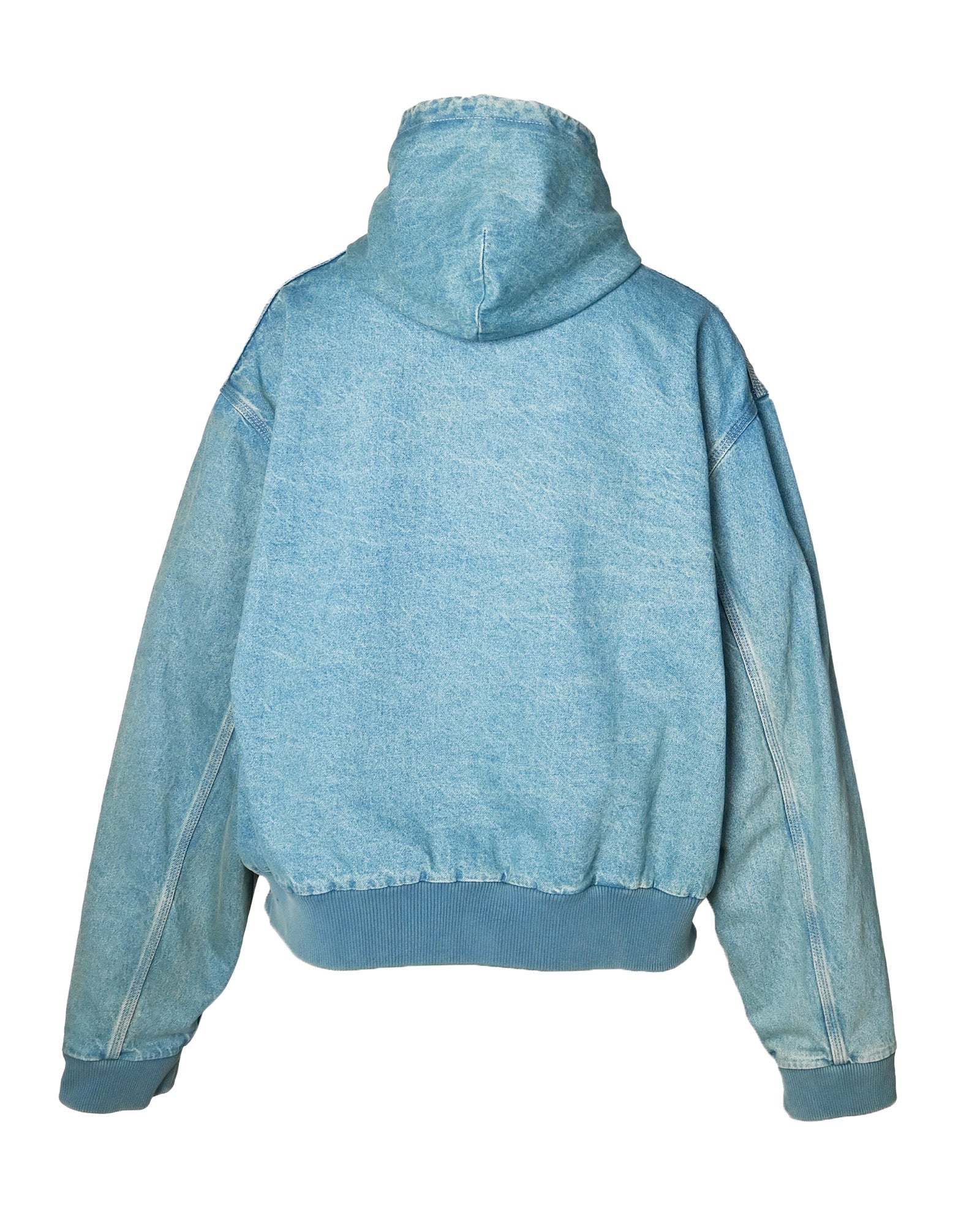 VETEMENTS・ヴェトモン - デニムジャケット HOODED WORKWEAR DENIM JACKET / VINTAGE MID BLUE