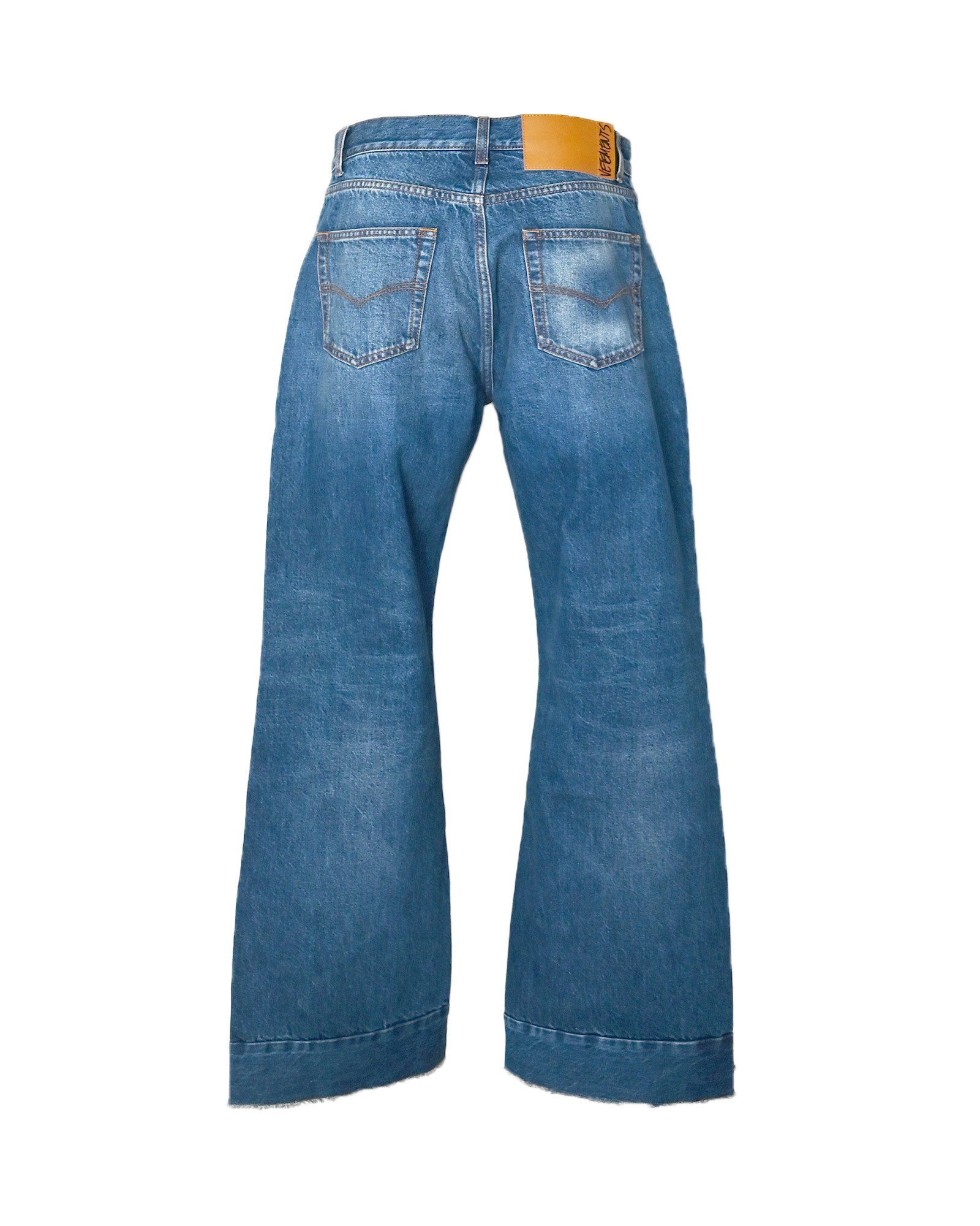 VETEMENTS・ヴェトモン - デニムパンツ BOOTCUT JEANS / WASHED BLUE
