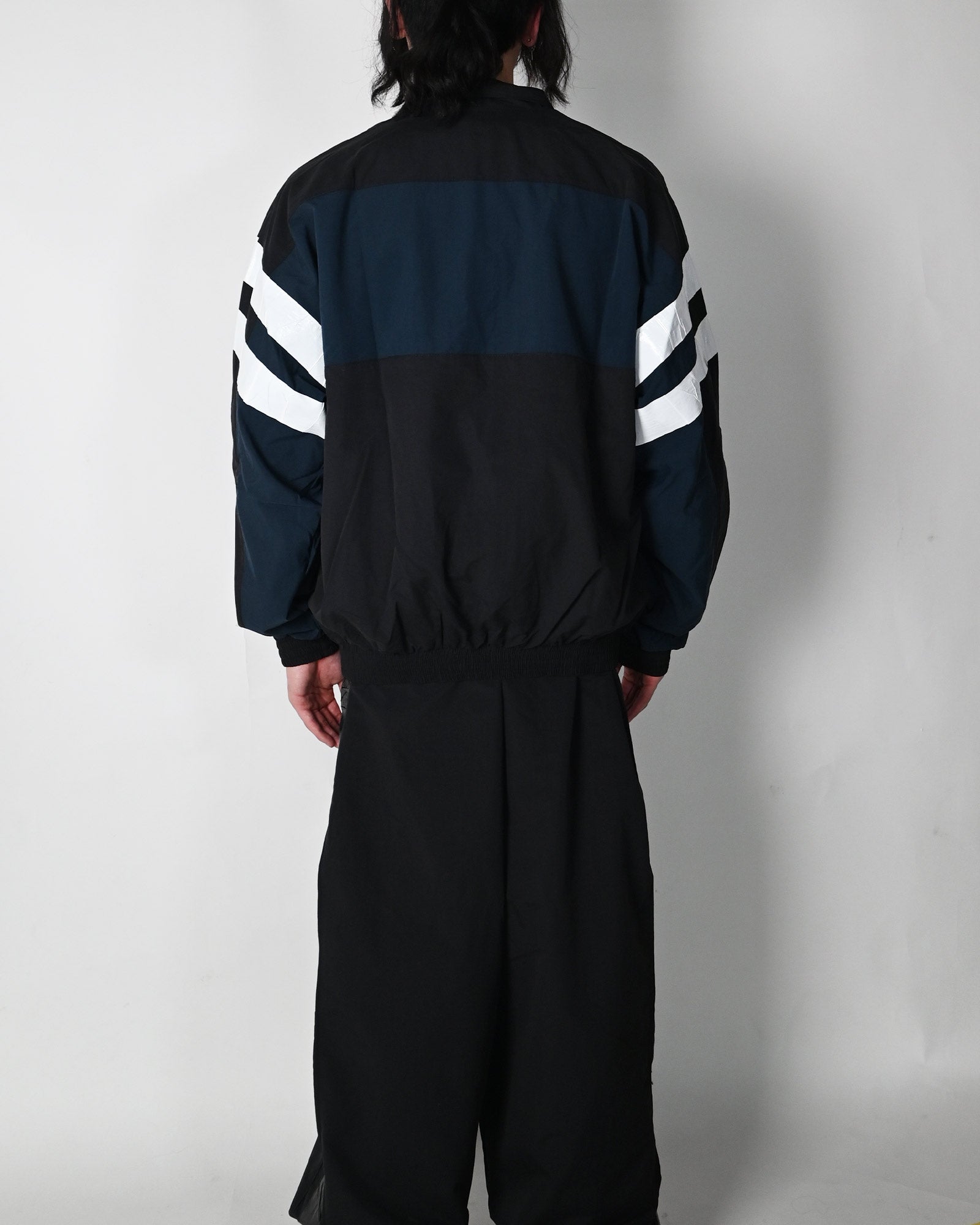 VETEMENTS・ヴェトモン - ジャケット TAPED TRACKSUIT JACKET / BLACK/BLUE