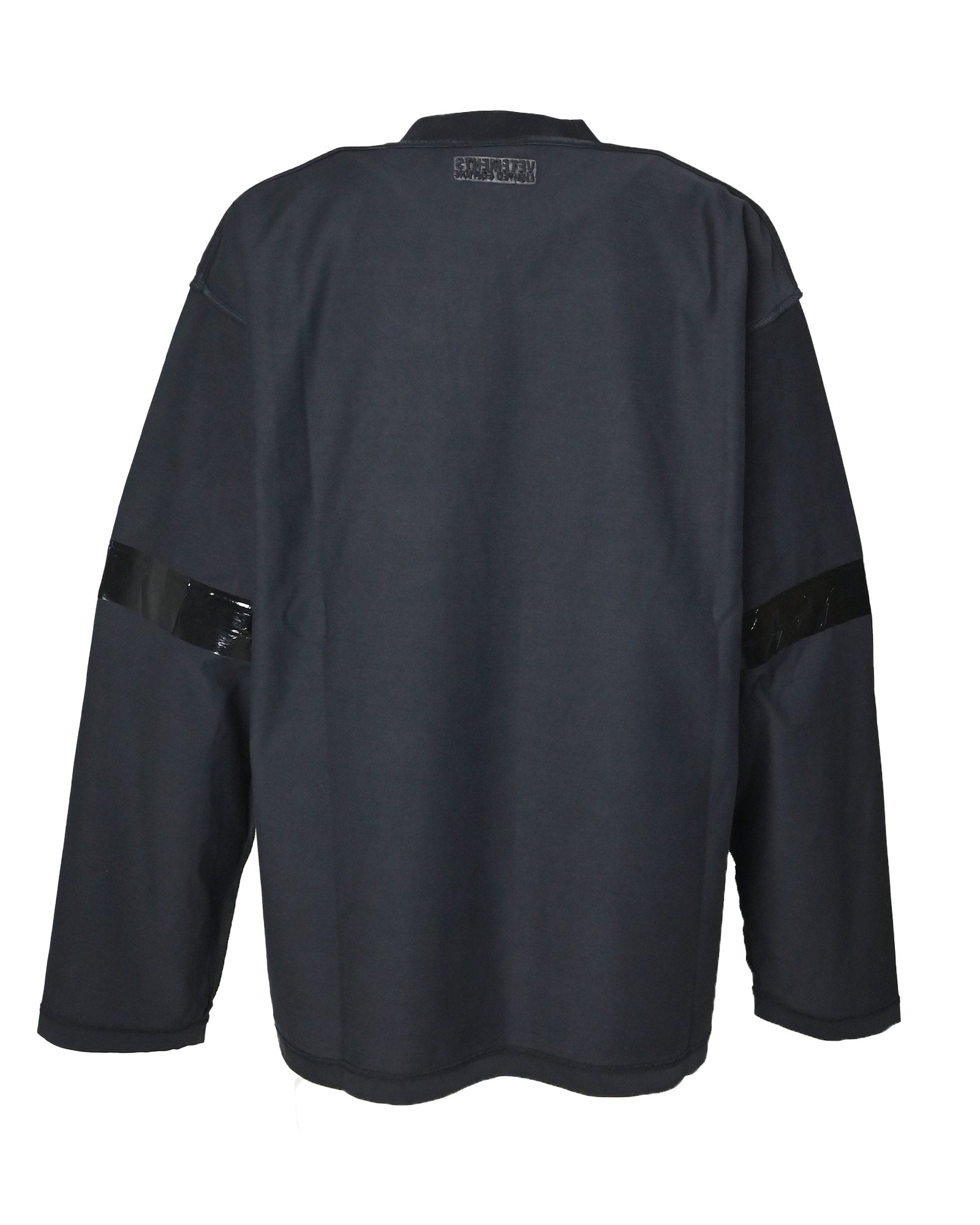 VETEMENTS・ヴェトモン - L/S Tシャツ TAPED RECONSTRUCTED LONGSLEEVE / BLACK