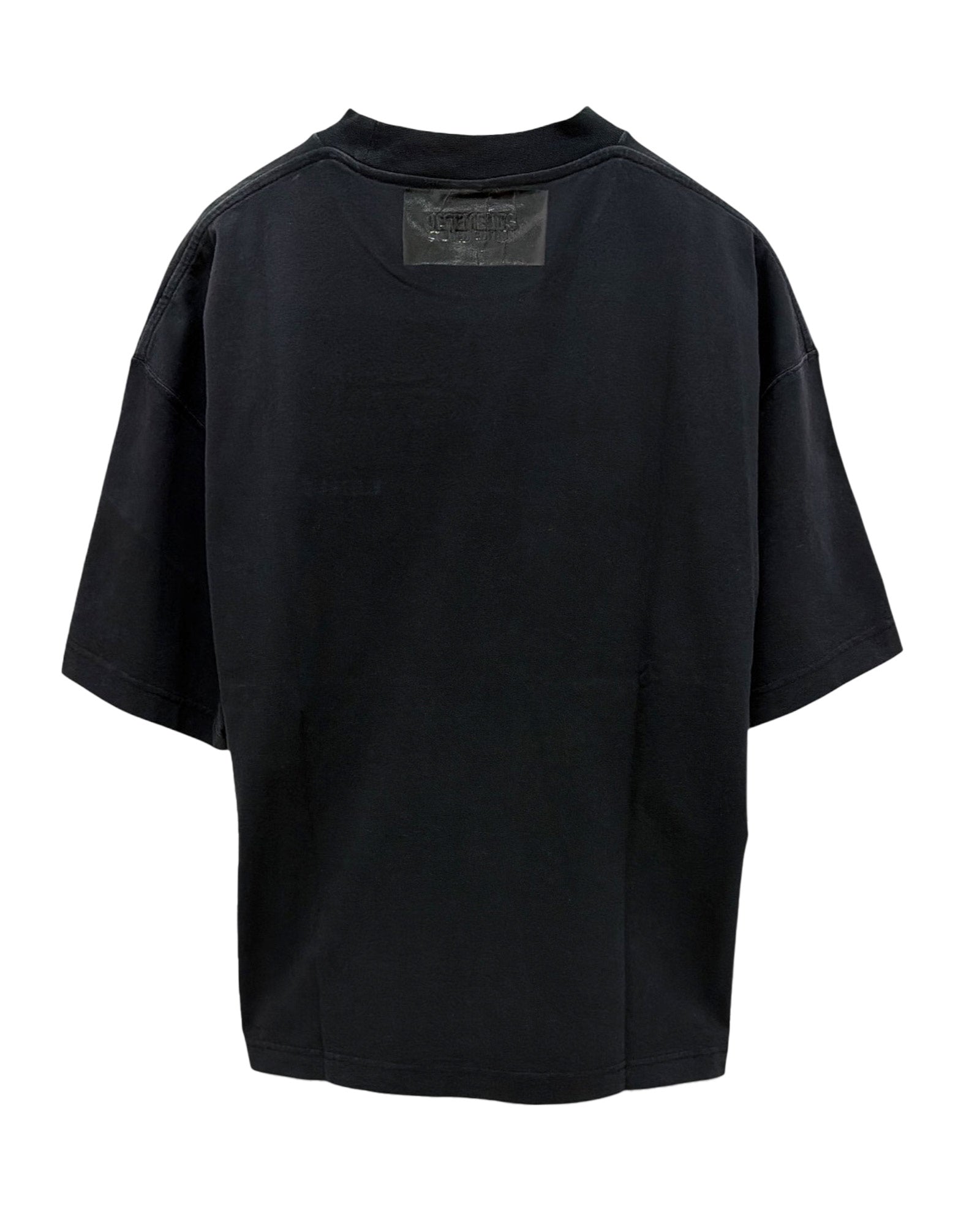 VETEMENTS・ヴェトモン - Tシャツ・カットソー TAPED LOGO T-SHIRT / BLACK
