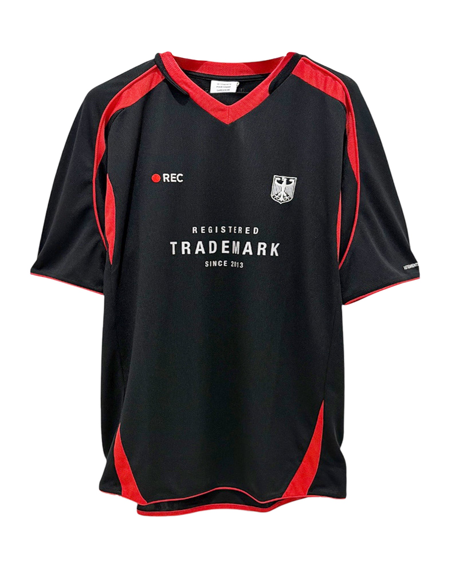 FOOTBALL JERSEY / BLACK/RED