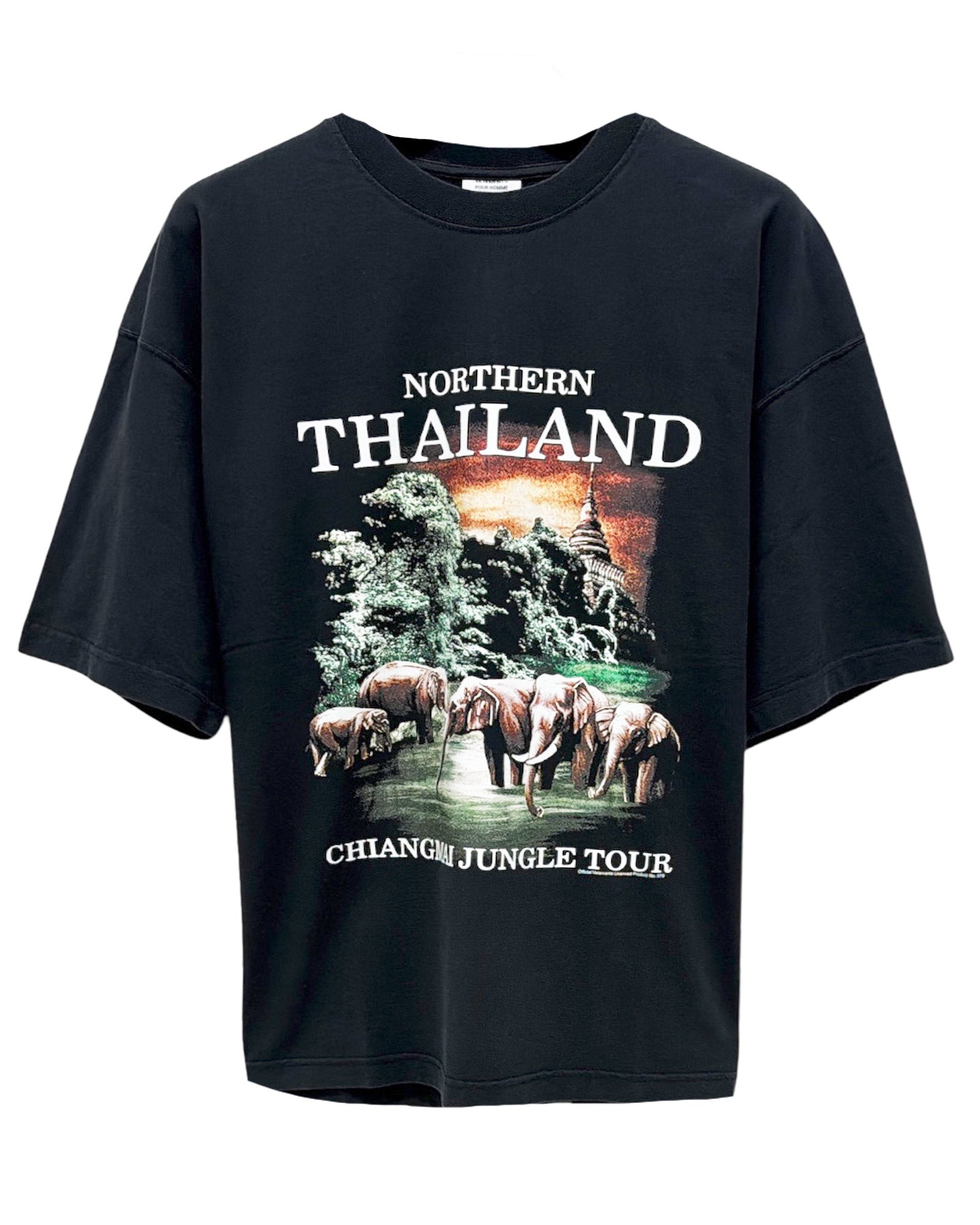 THAILAND TOURIST T-SHIRT / BLACK