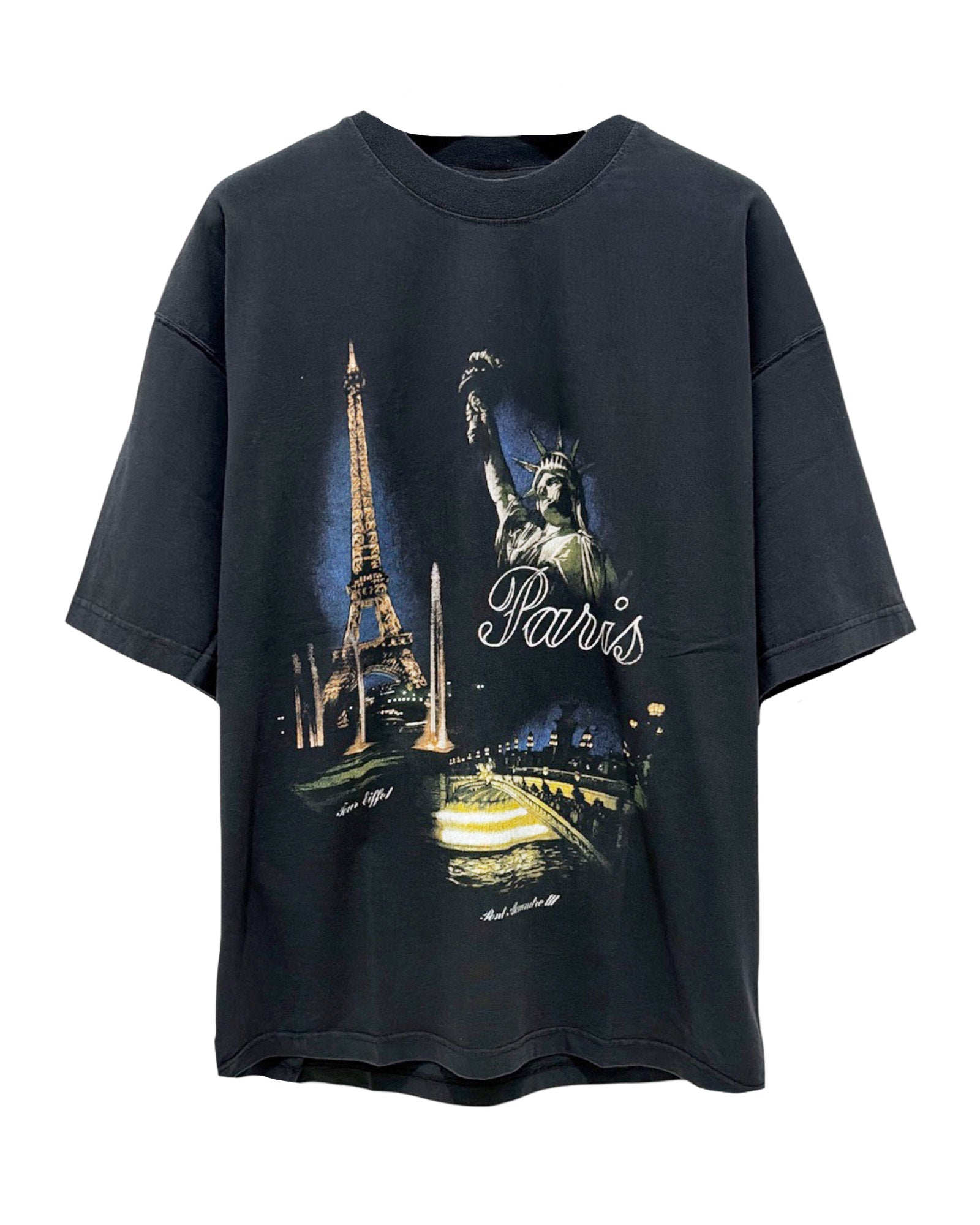 PARIS TOURIST T-SHIRT / BLACK