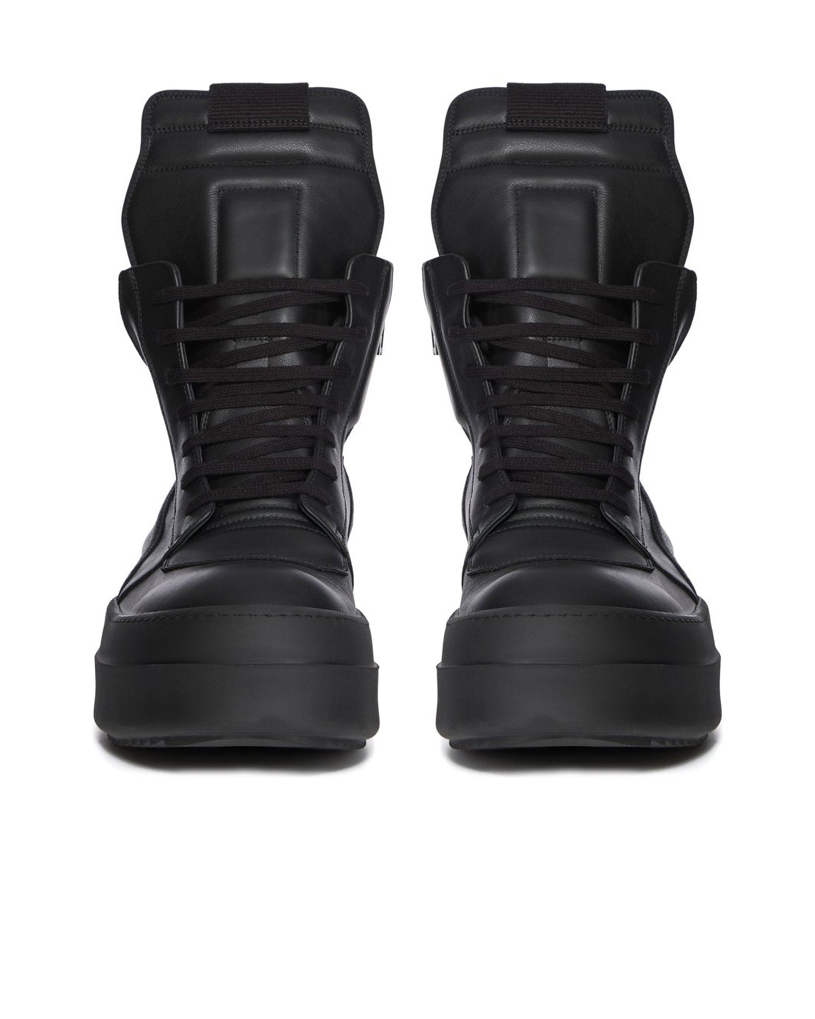 RICK OWENS・リック オウエンス - ハイカットスニーカー MEGA BUMPER GEOBASKET / ALL BLACK
