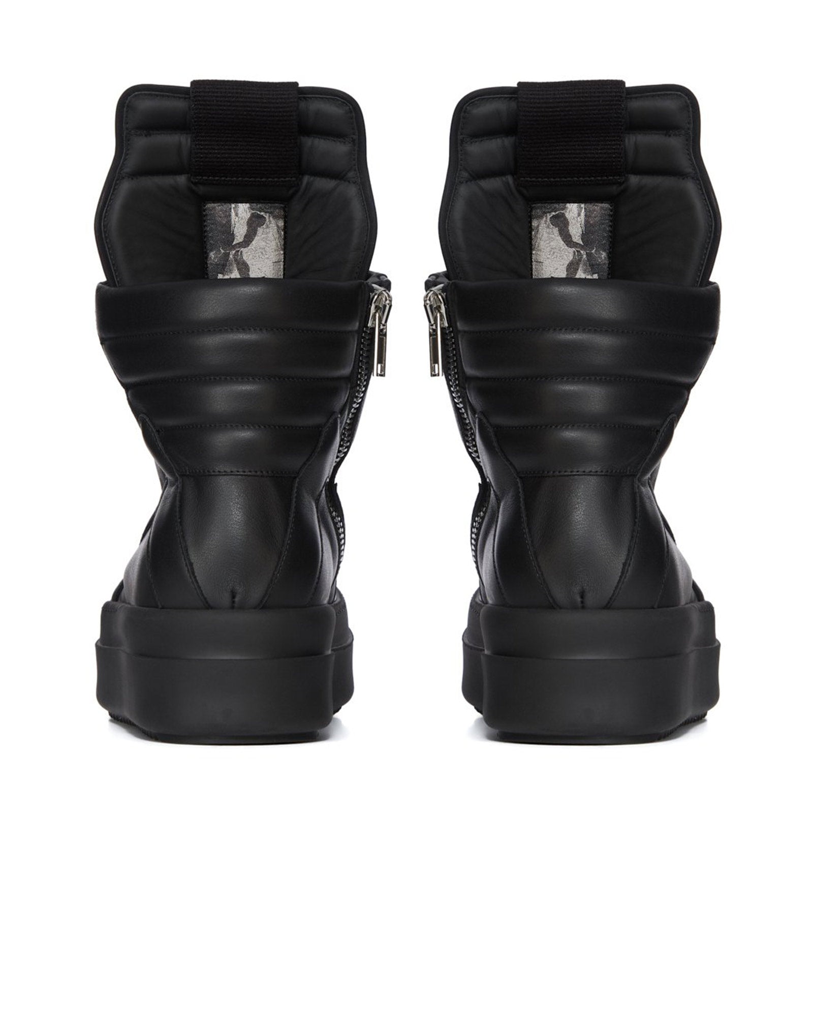 RICK OWENS・リック オウエンス - ハイカットスニーカー MEGA BUMPER GEOBASKET / ALL BLACK
