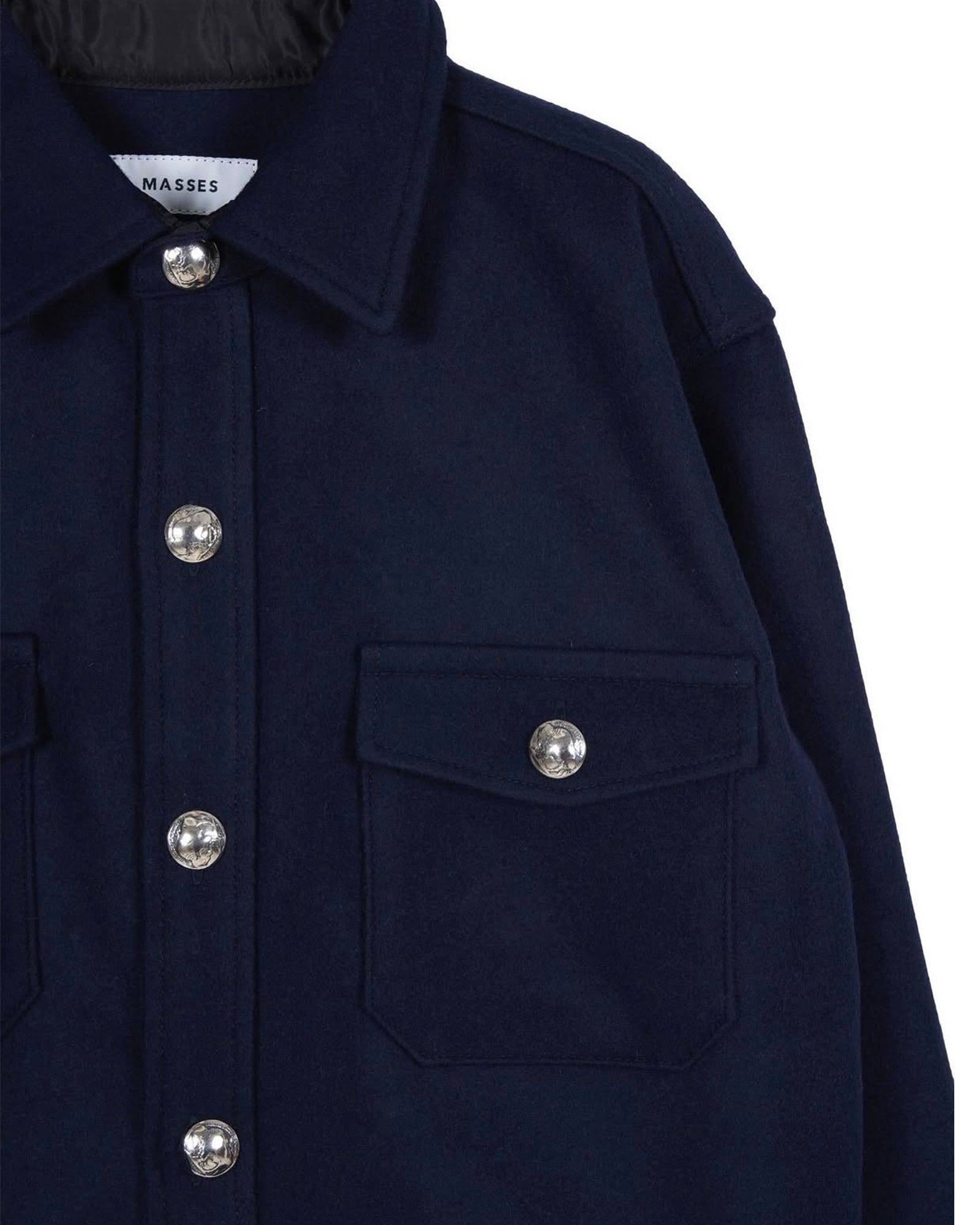 MASSES・Mathis -  MELTON CPO JKT / NAVY