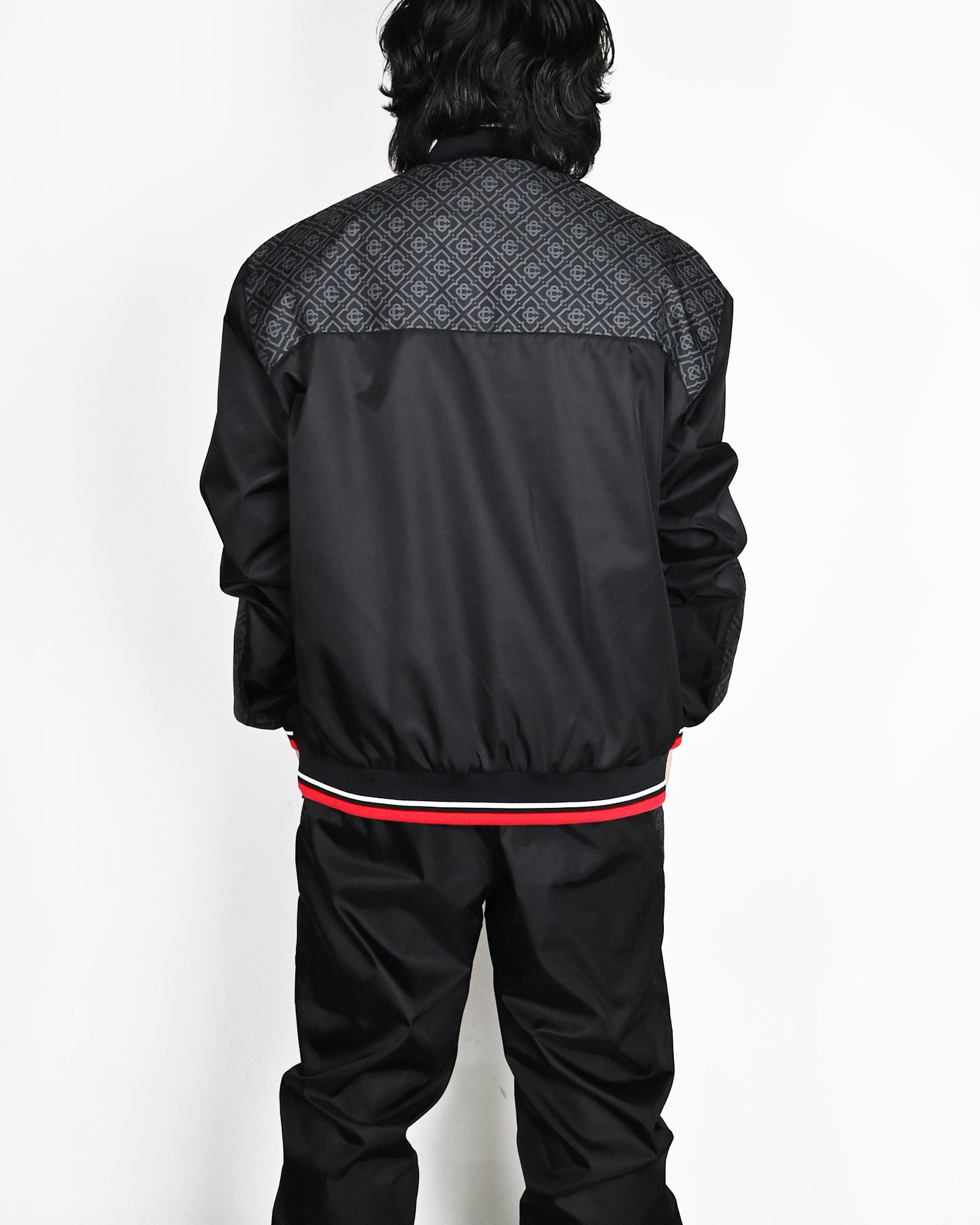 CASABLANCA・カサブランカ - ナイロンジャケット MENS HYBRID TRACK JACKET / BLACK