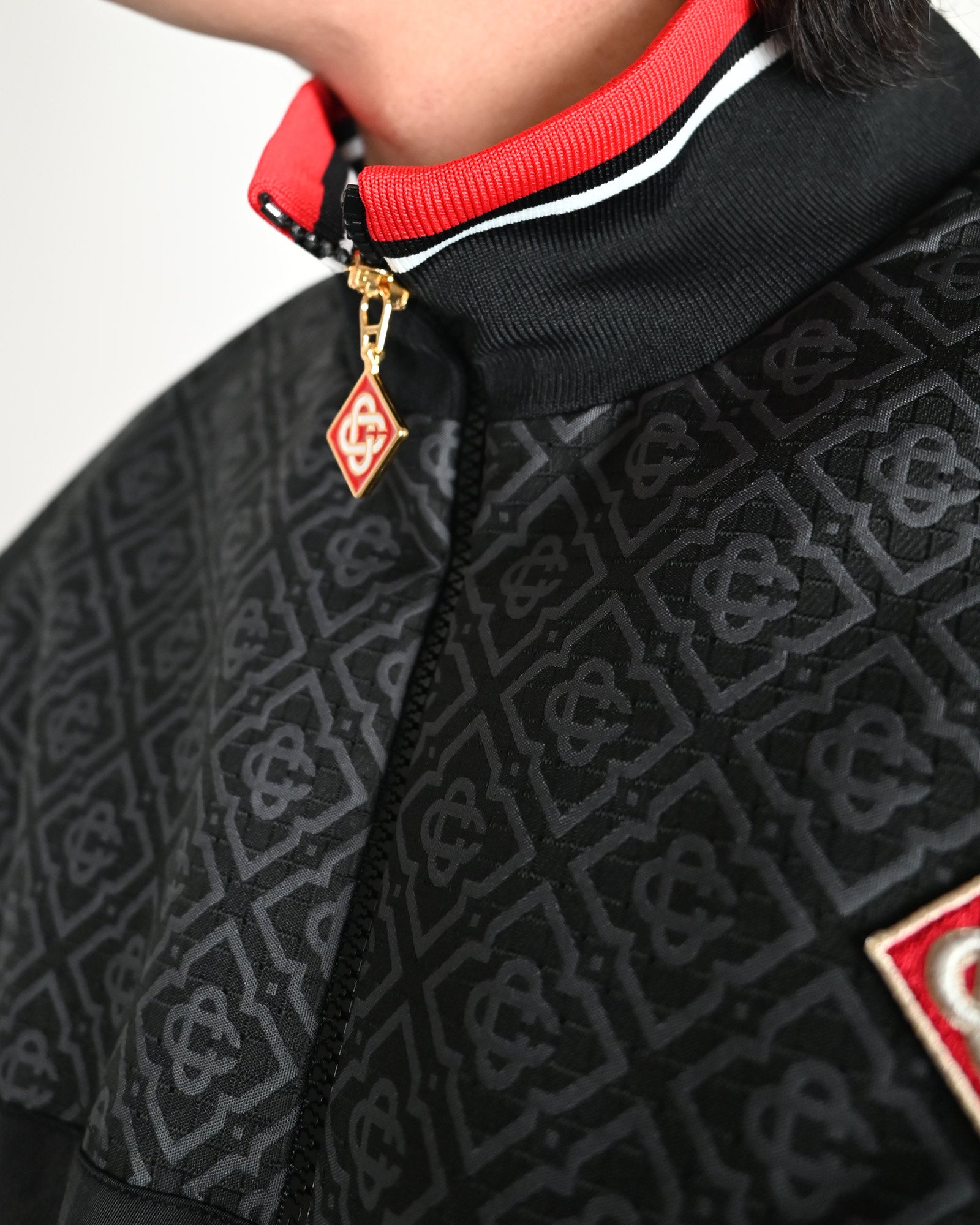 CASABLANCA・カサブランカ - ナイロンジャケット MENS HYBRID TRACK JACKET / BLACK
