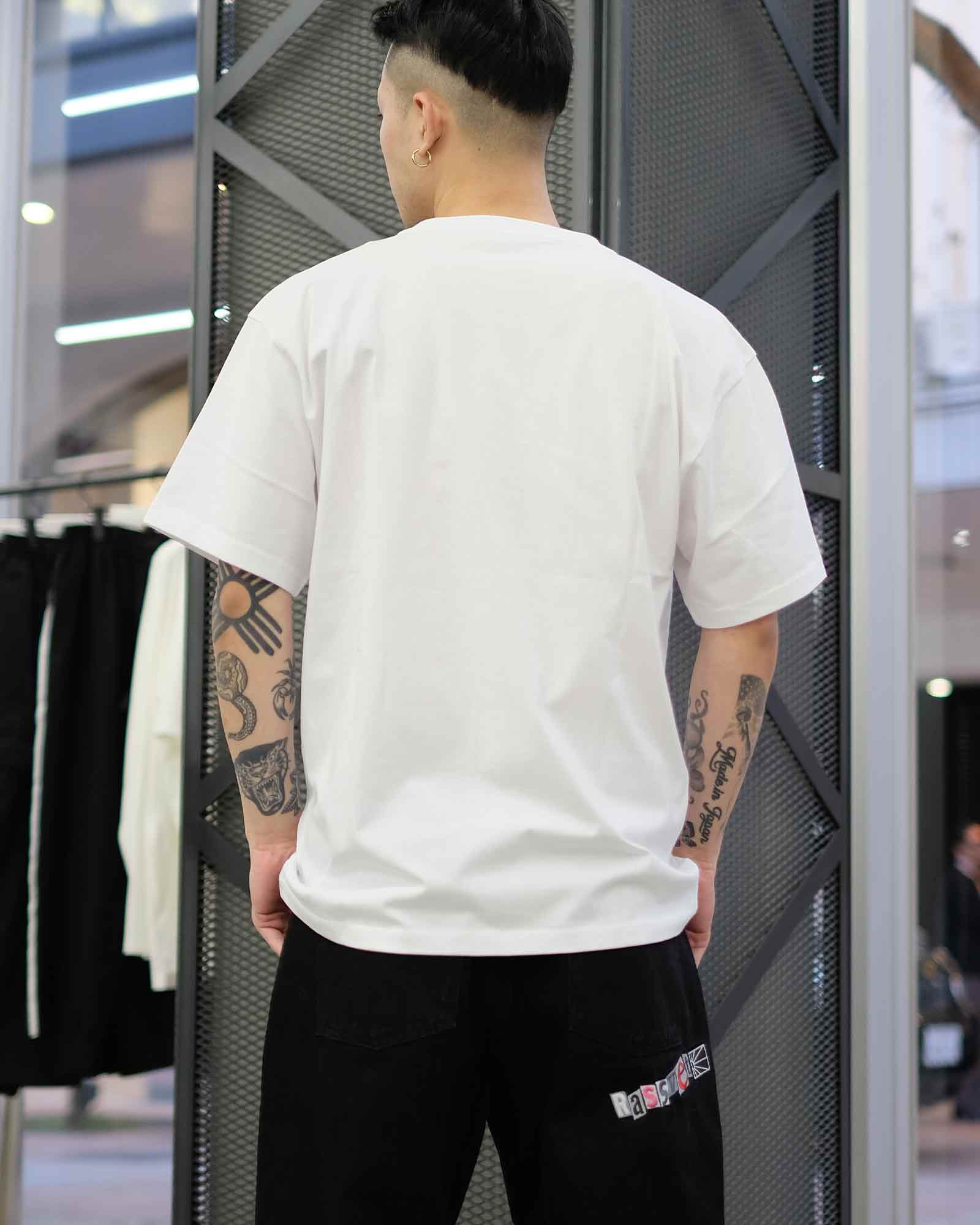 RASSVET・ラスベート - Tシャツ・カットソー MEN BIG LOGO TEE SHIRT KNIT / WHITE
