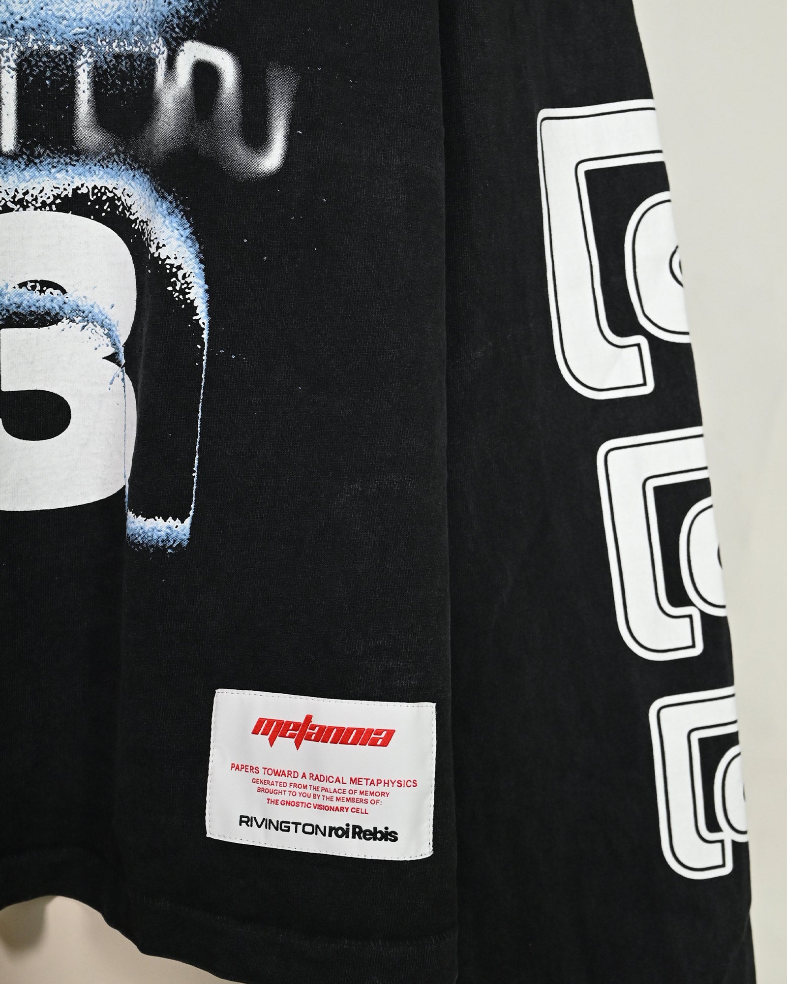 RRR123・リヴィントン ロイ レビス - L/S Tシャツ META ALMA CVA LS TEE / VINTAGE BLACK / BLUE