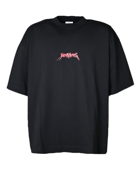 VETEMENTS (ヴェトモン) METAL LOGO REGULAR T-SHIRT / BLACK