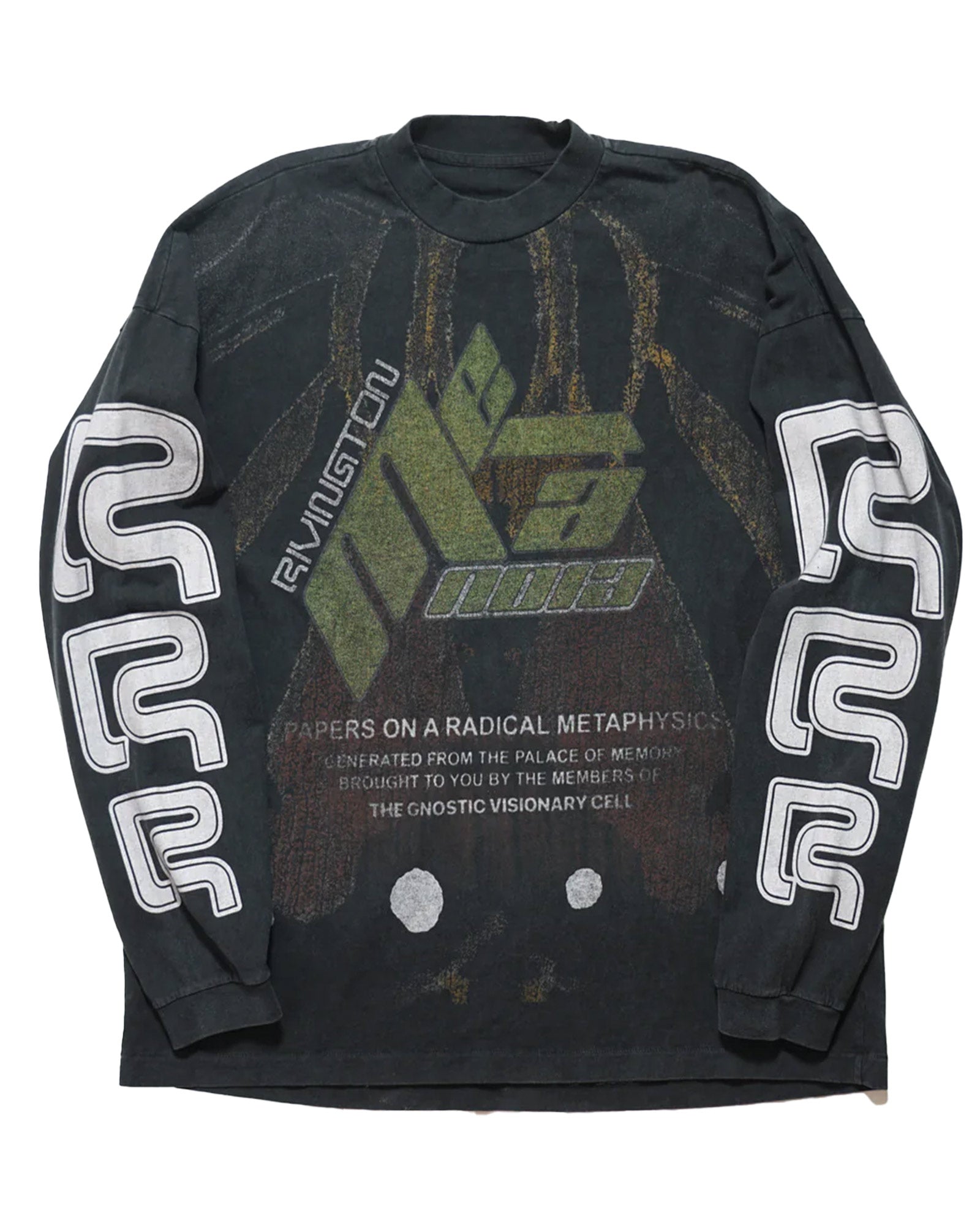 RRR123・リヴィントン ロイ レビス - L/S Tシャツ METAMOTH 2 VINTAGE LS TEE / VINTAGE BLACK