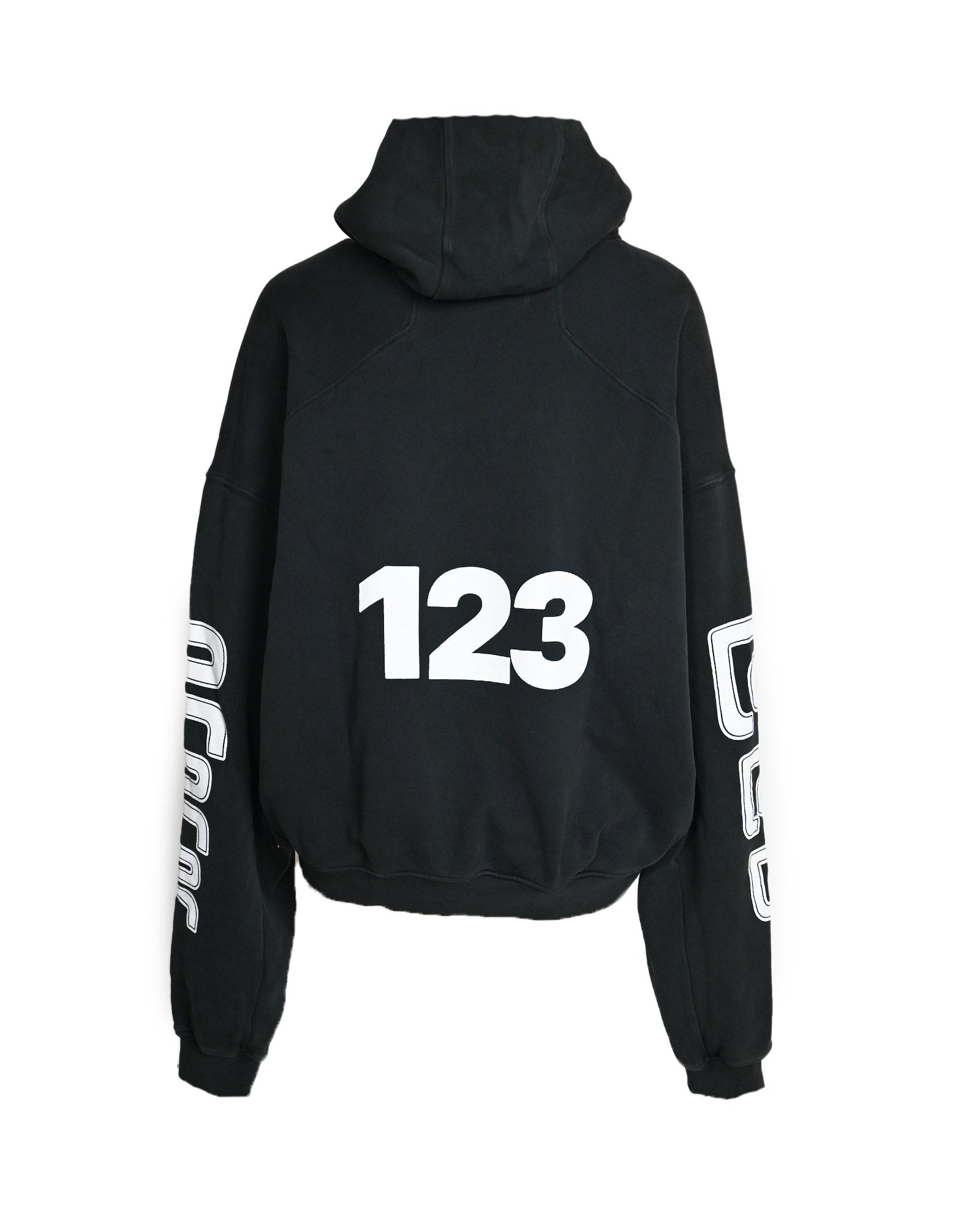 RRR123・Rivington Roy Levis -  METANOIA USO CVA HOODIE / JET BLACK