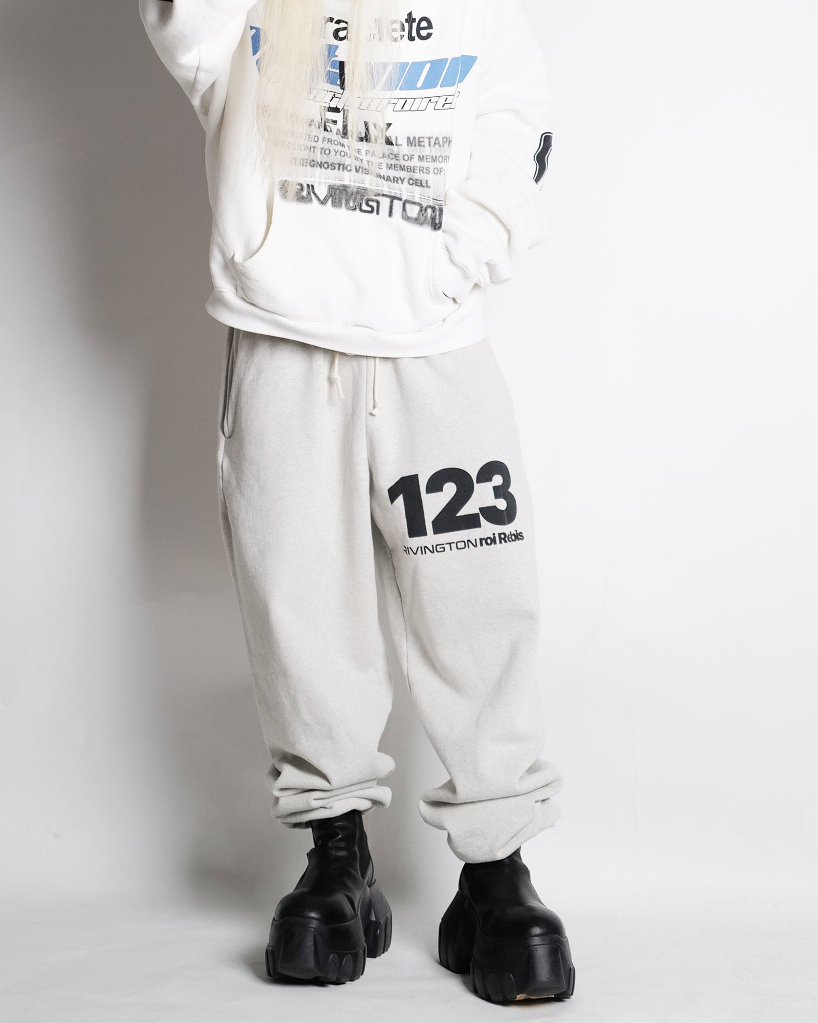 RRR123・Rivington Roy Levis -  METANOIA USO SWEAT / HEATHER GREY