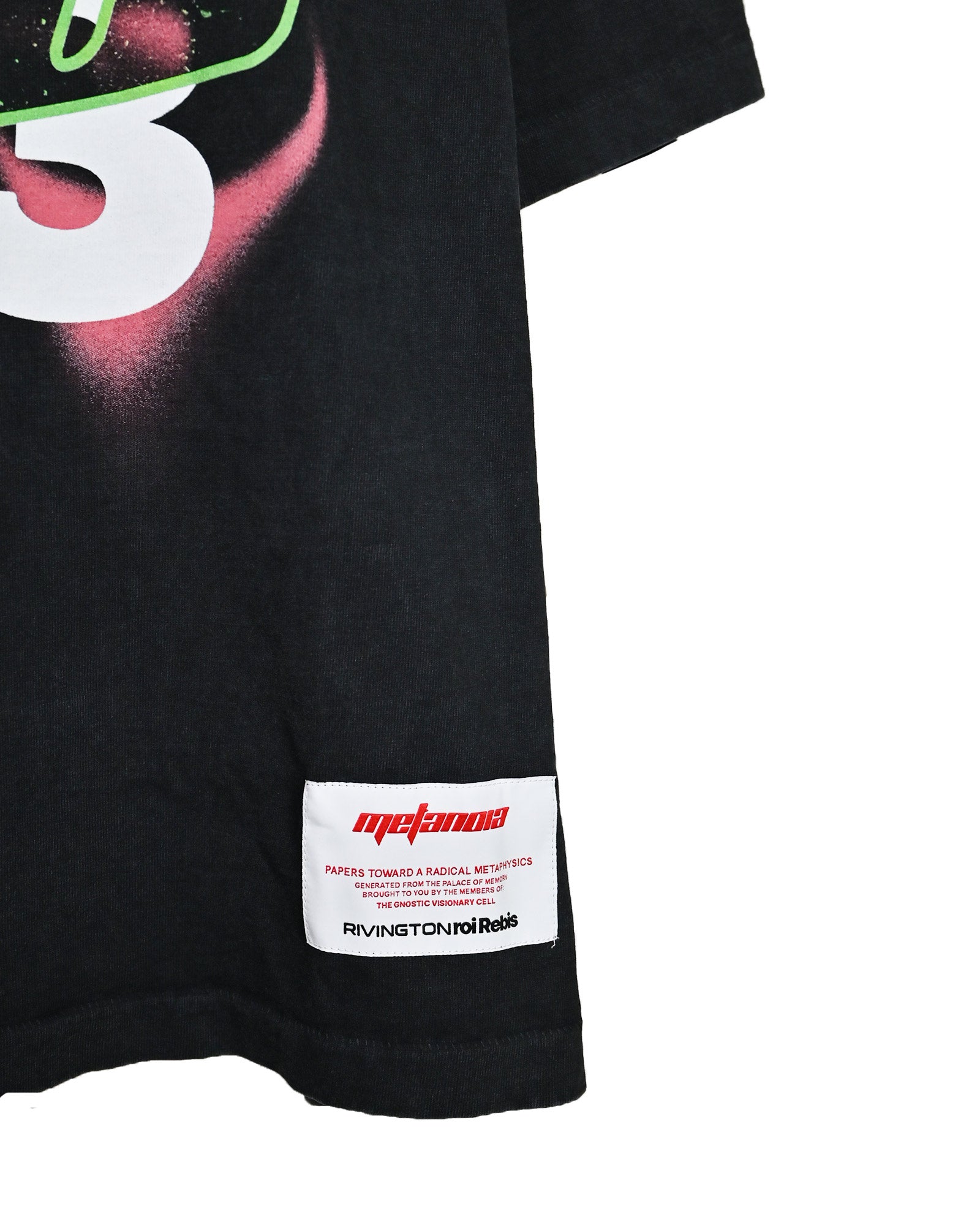 RRR123・里文顿 罗伊 李维斯 -  METAPHOR CVA TEE / VINTAGE BLACK