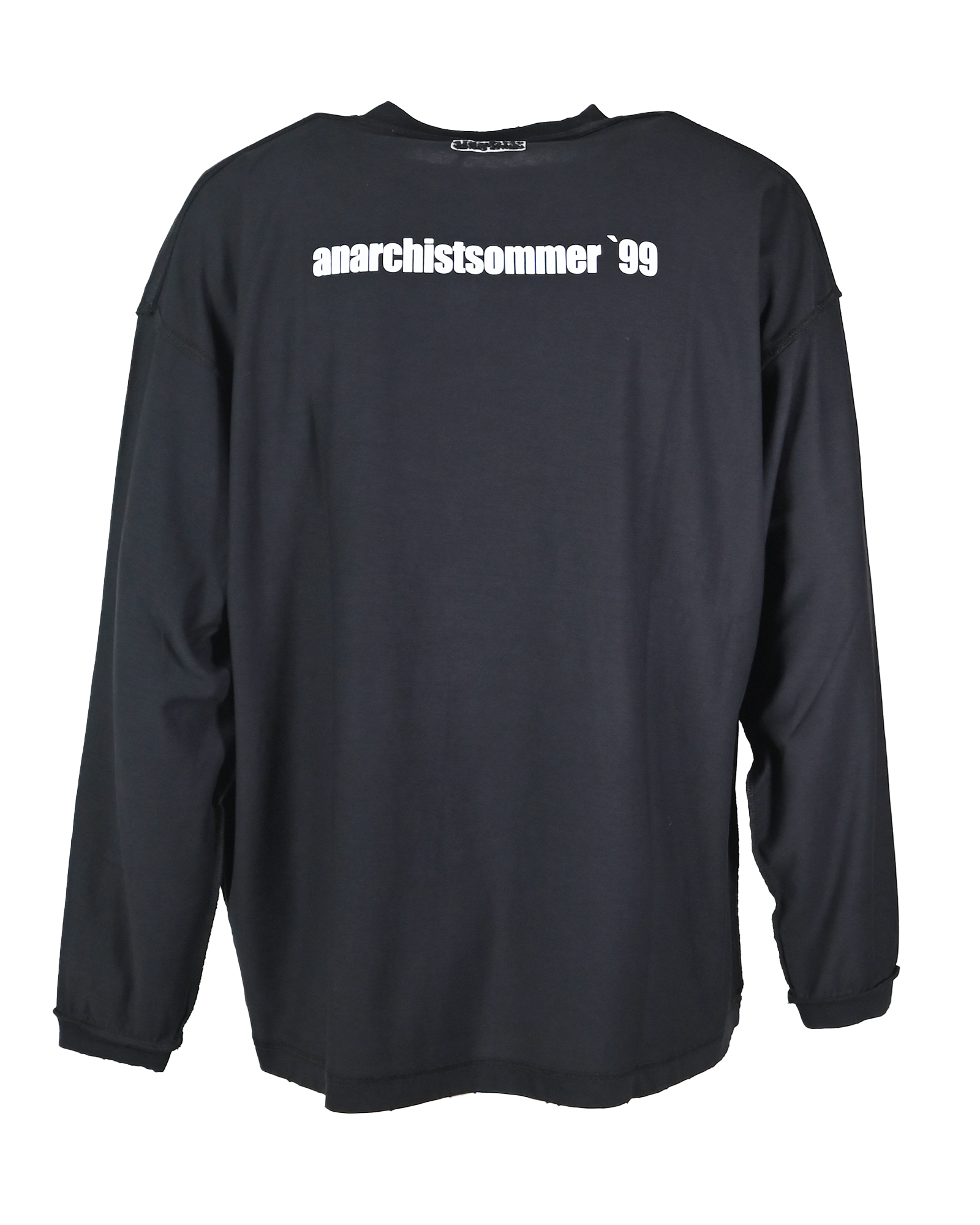 VETEMENTS・Vetements -  ANARCHIST SUMMER INSIDE OUT LONG SLEEVE / WASHED BLACK