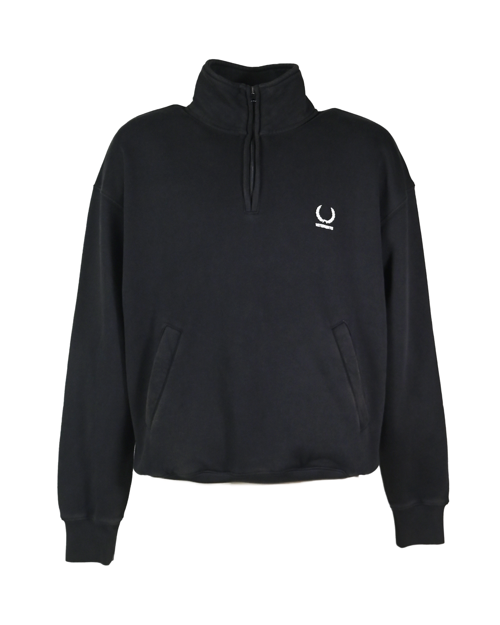 VETEMENTS・ヴェトモン - スウェット QUARTER-ZIP SWEATSHIRT
/ VINTAGE BLACK