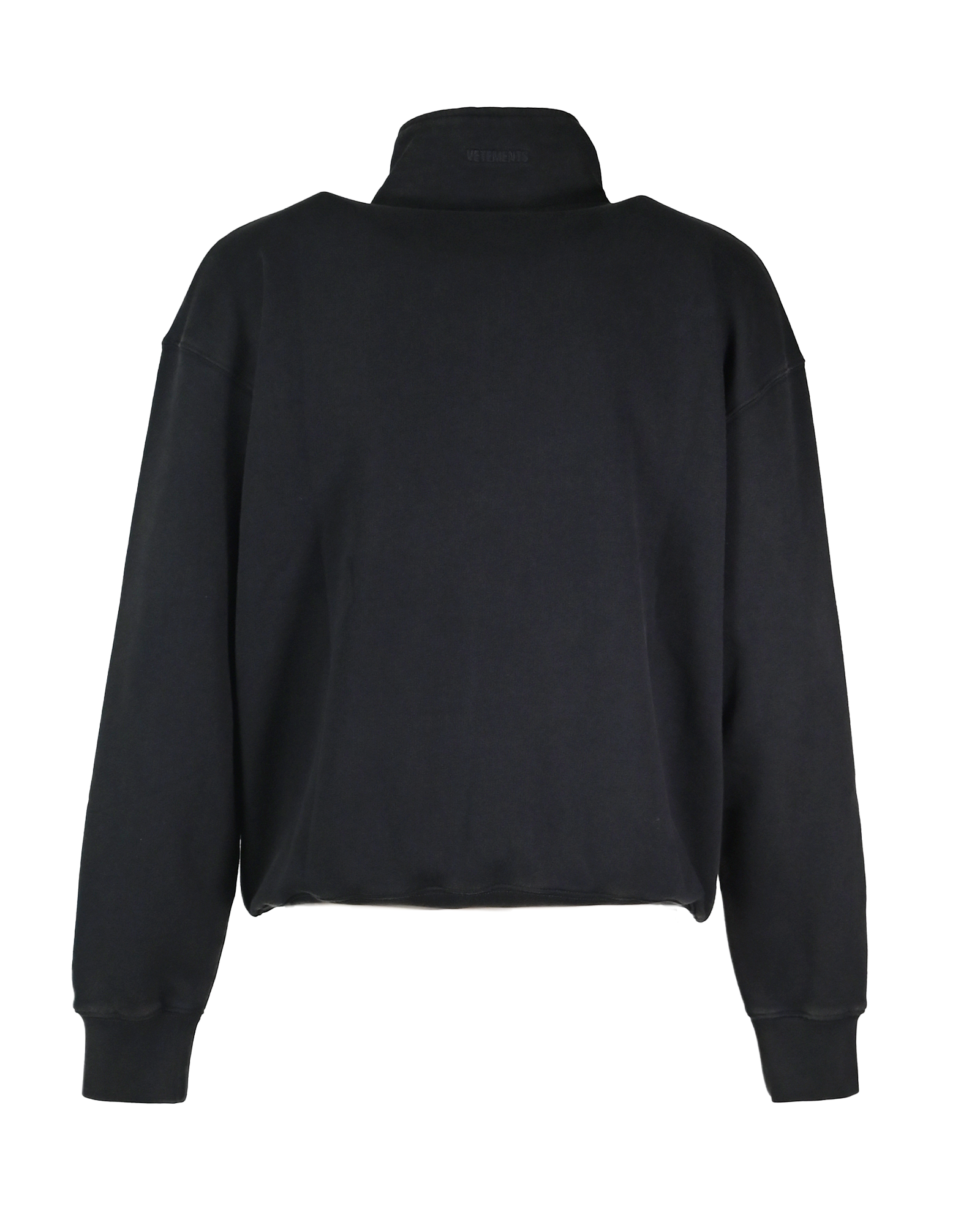 VETEMENTS・ヴェトモン - スウェット QUARTER-ZIP SWEATSHIRT
/ VINTAGE BLACK