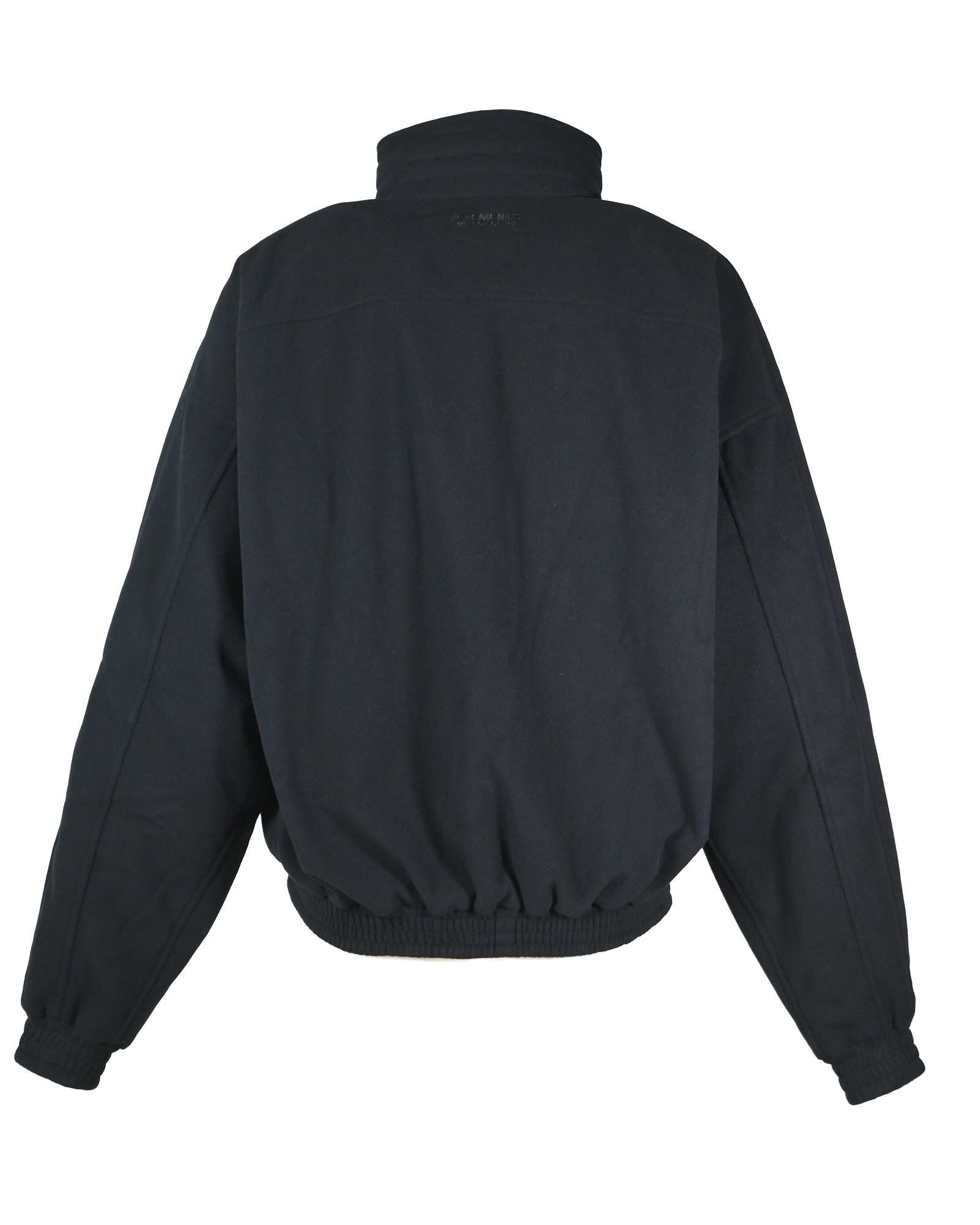 VETEMENTS・ヴェトモン - ジャケット BLACKOUT FLEECE JACKET/ BLACK