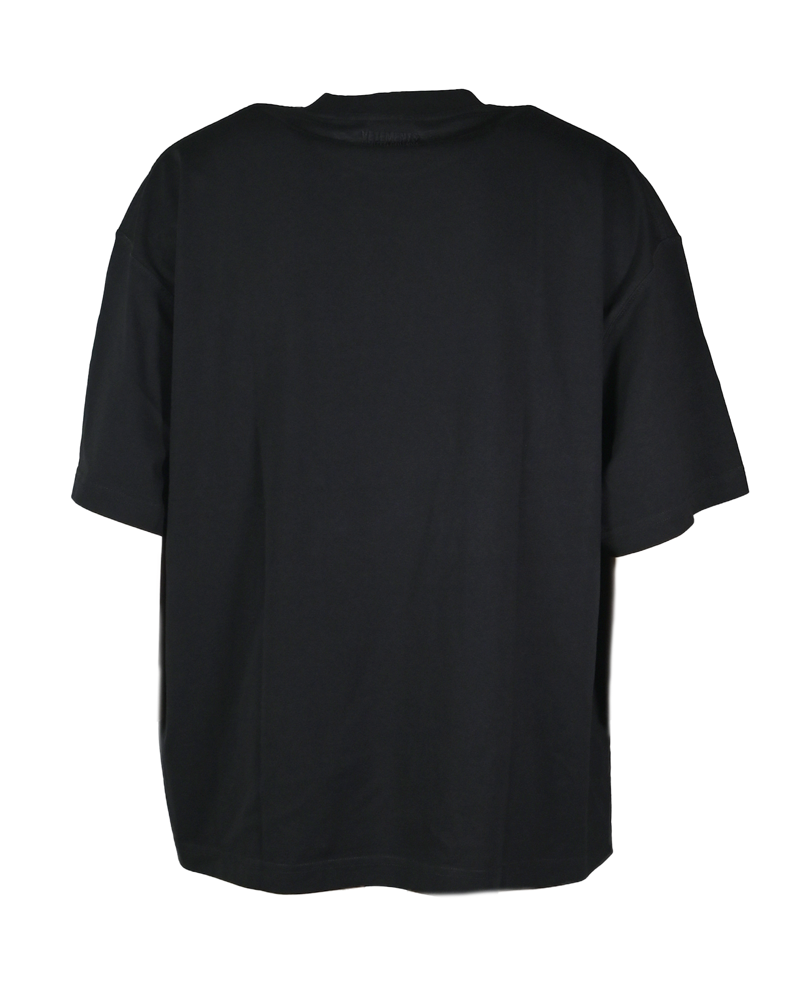 VETEMENTS・ヴェトモン - Tシャツ・カットソー CLASSIC LOGO BOXY T-SHIRT/ VINTAGE BLACK/BLACK