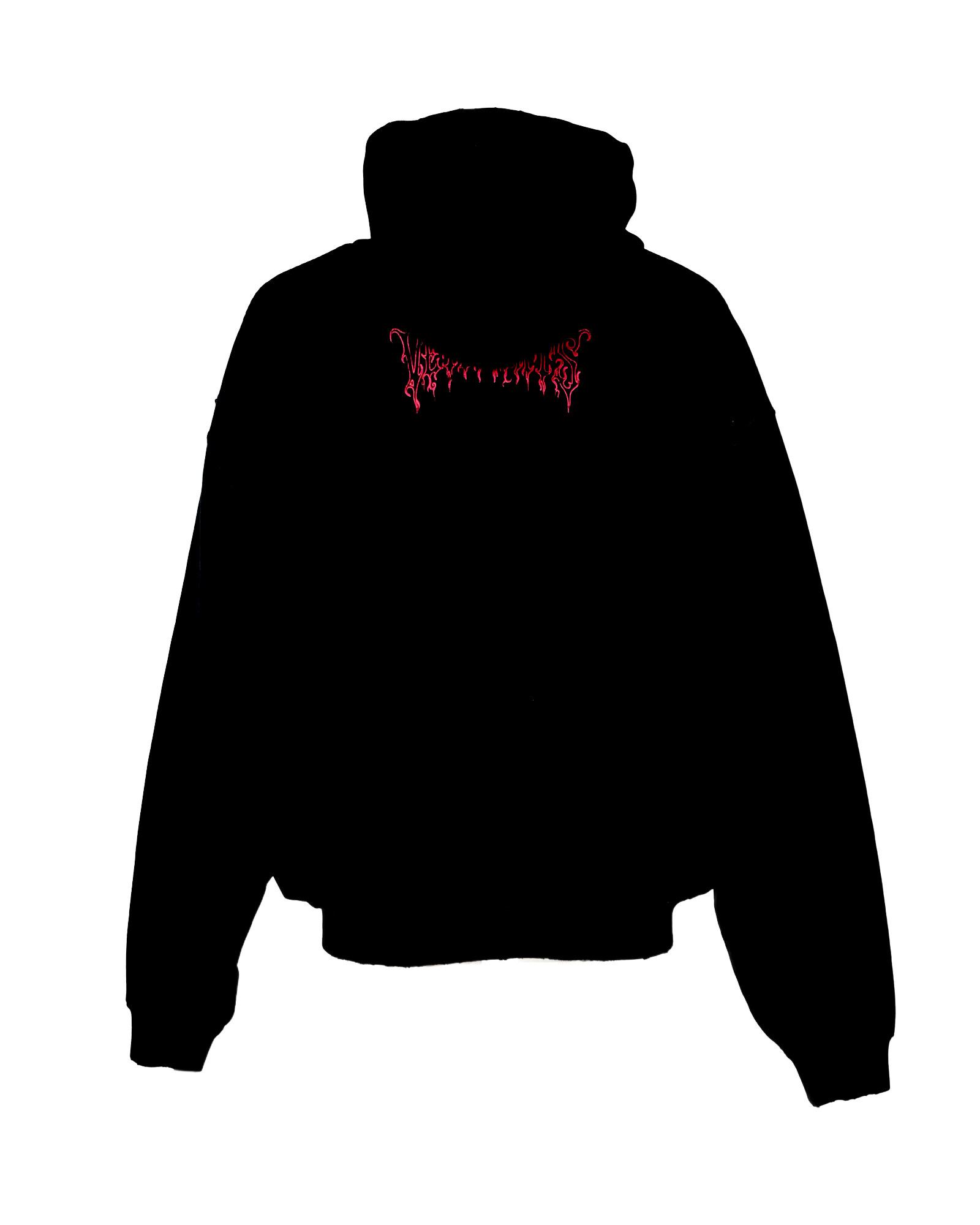 VETEMENTS・ヴェトモン - パーカー・フーディ COFJESUS ZIP-UP HOODIE / WASHED BLACK