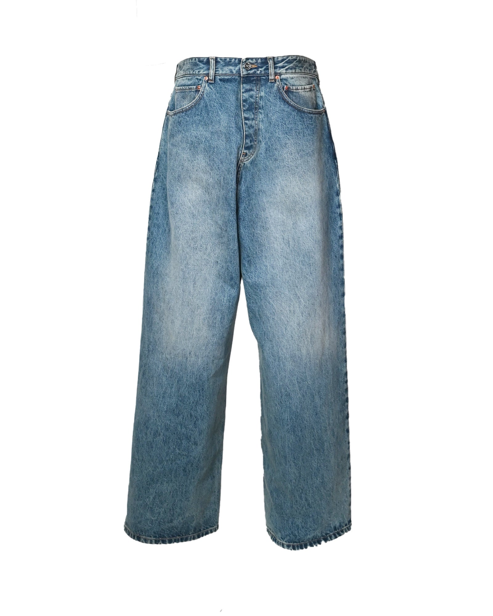 VETEMENTS・Vetements -  BACK TO FRONT JEANS / DISTRESSED BLUE